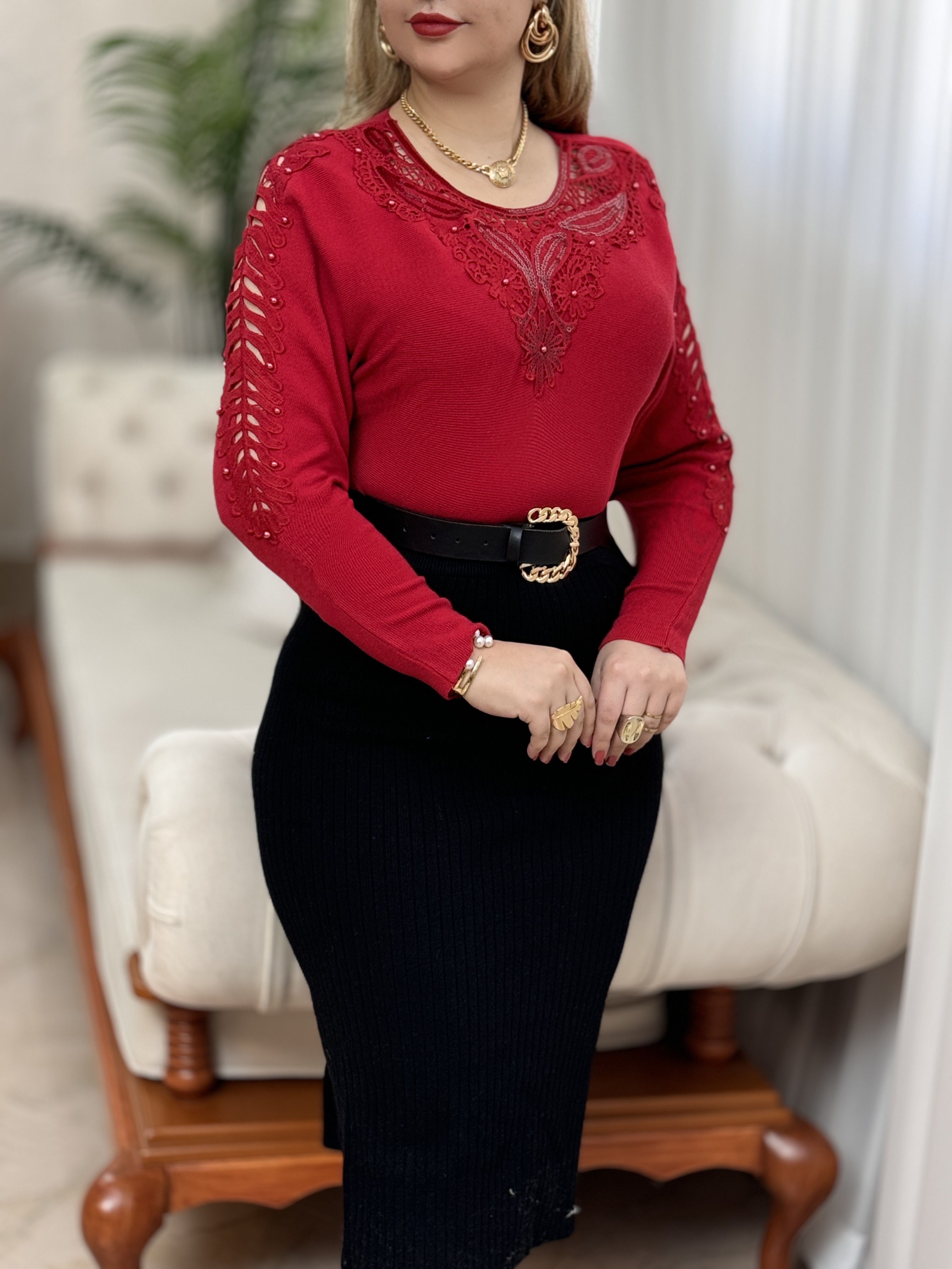 بلوز بافت الیزا 2279
