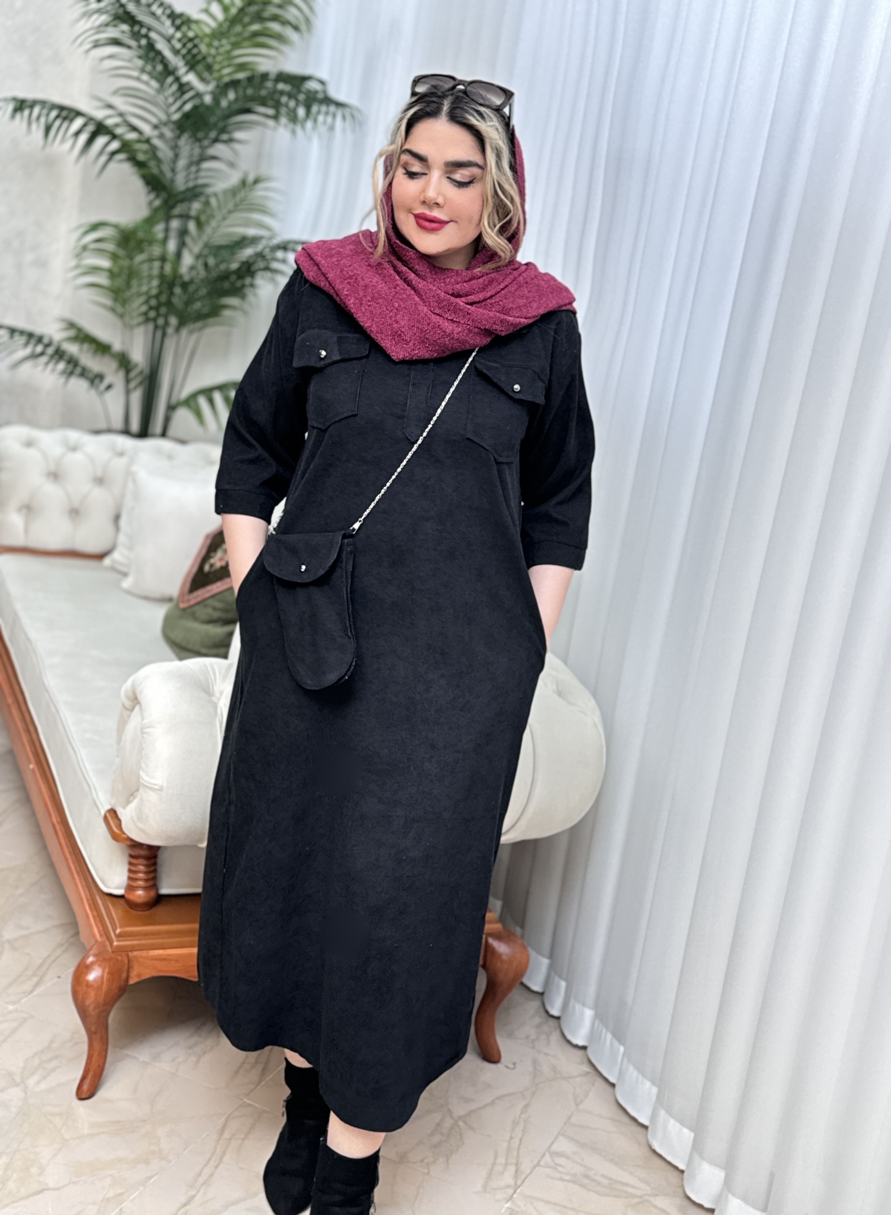 ست پیراهن و کیف کبریتی 2422
