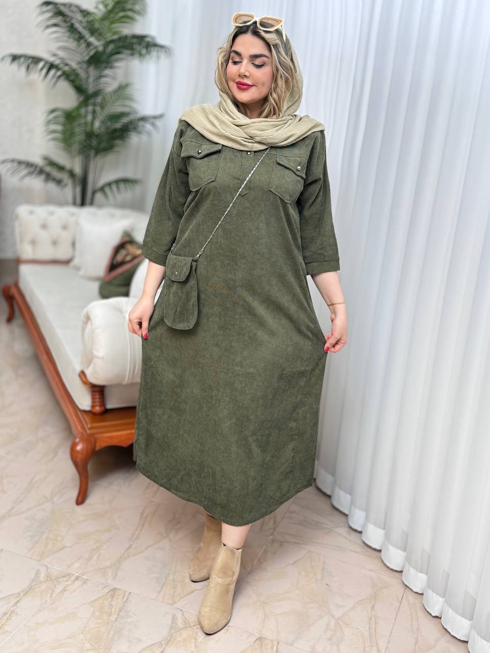 ست پیراهن و کیف کبریتی 2422