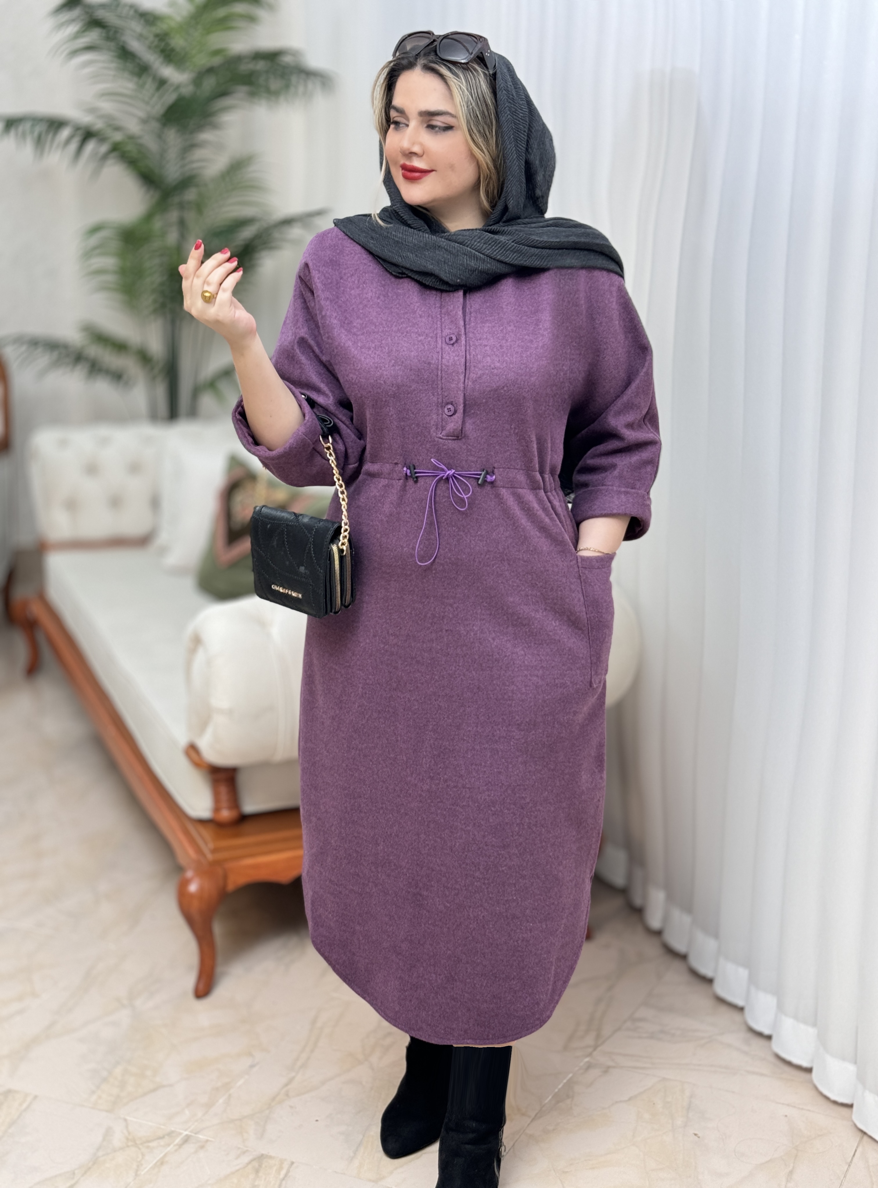 پیراهن فوتر کمر گت 2443