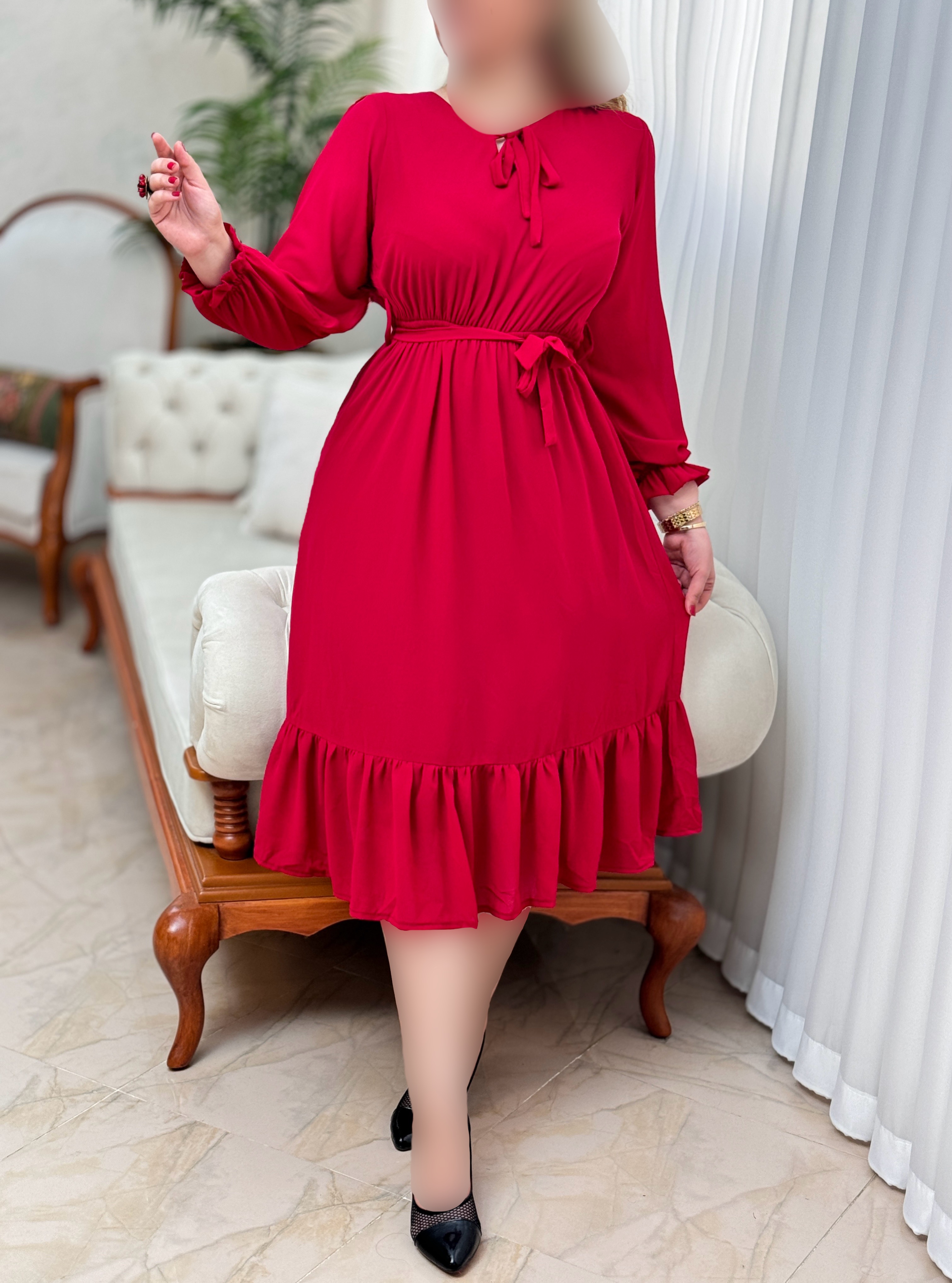 پیراهن چیندار یلدایی 2466