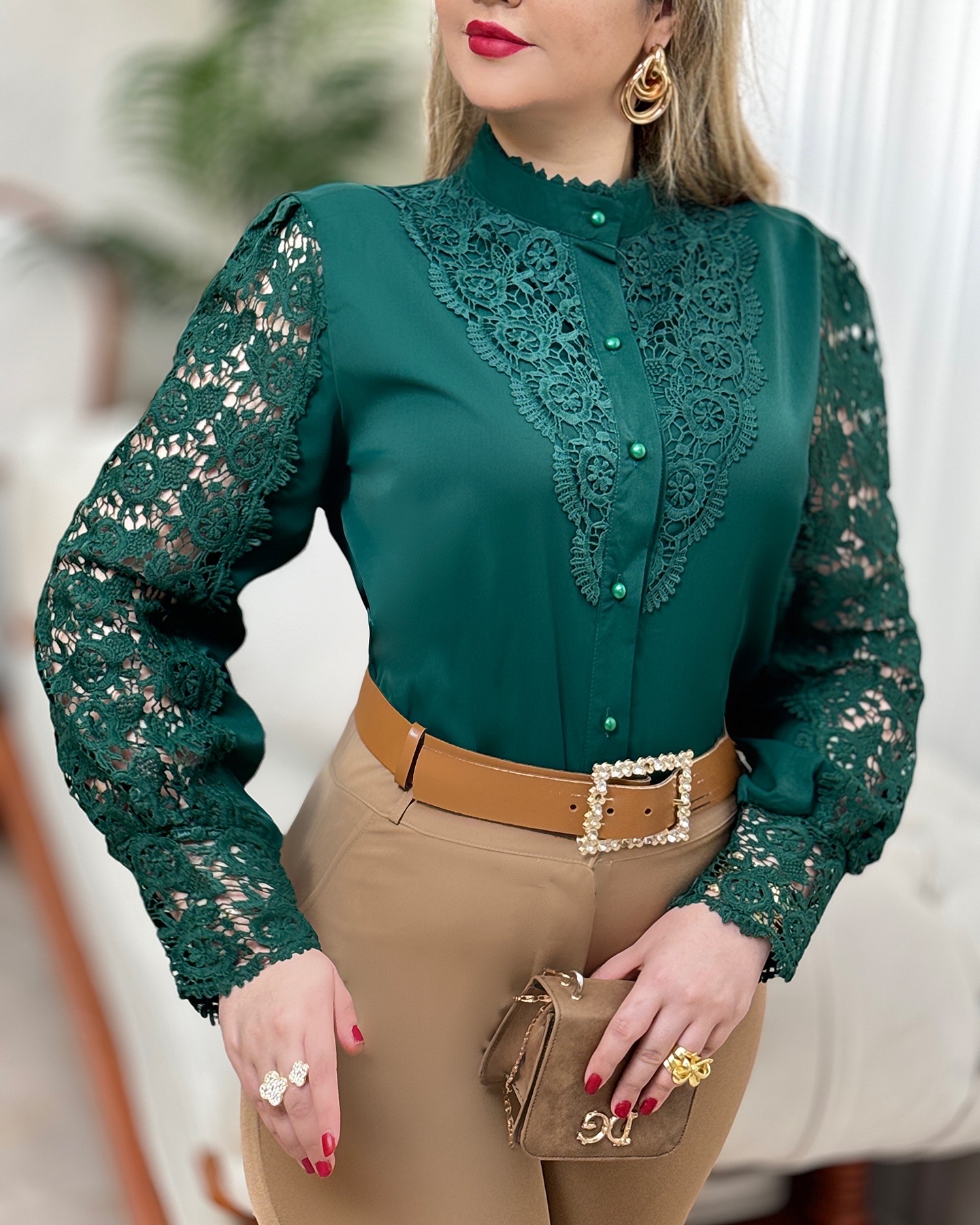 شومیز دانتل هانا 2497