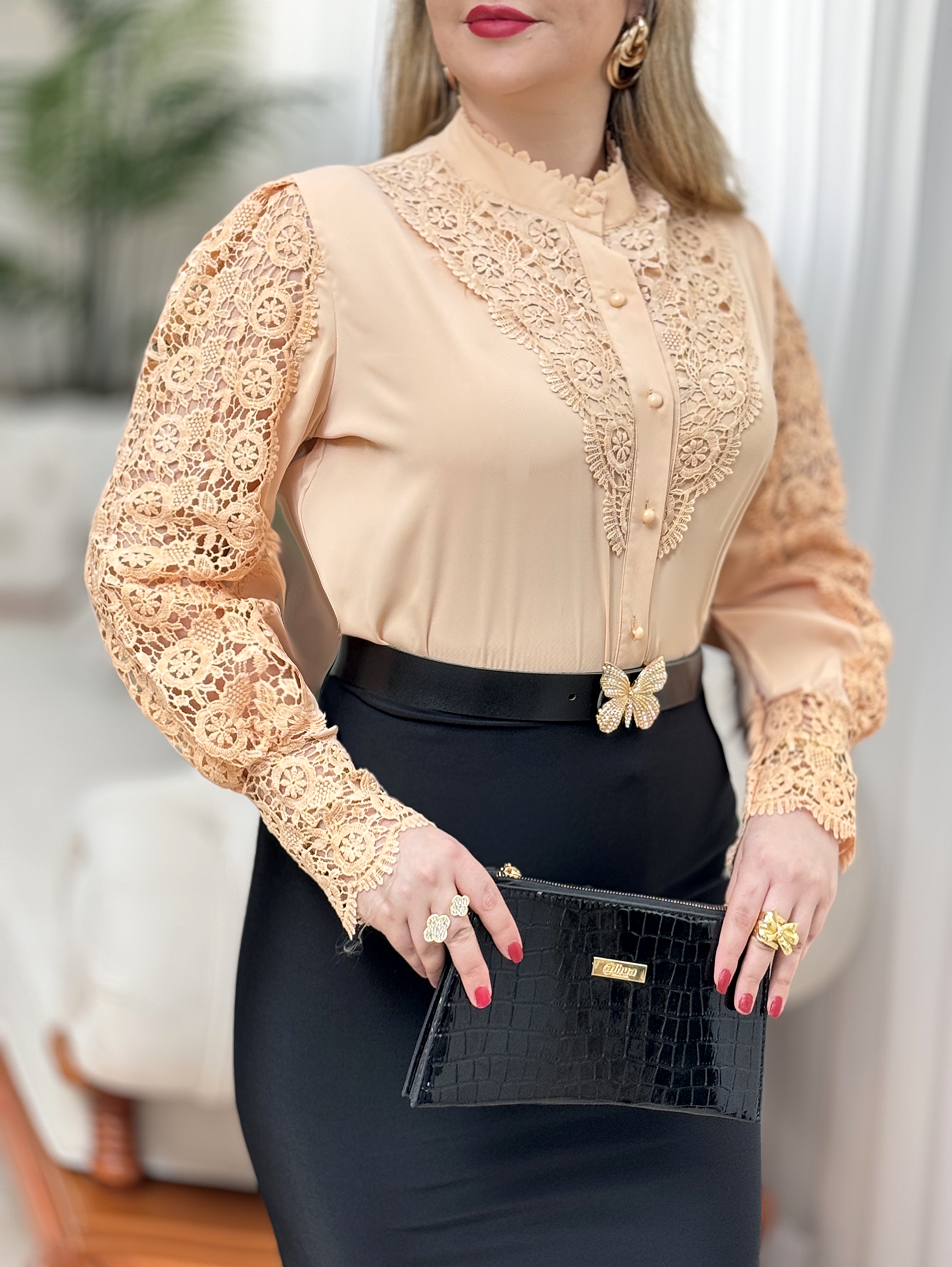 شومیز دانتل هانا 2497
