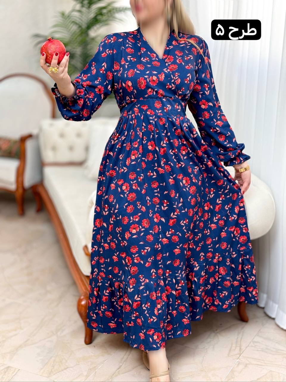 پیراهن فلور تیارا 2708