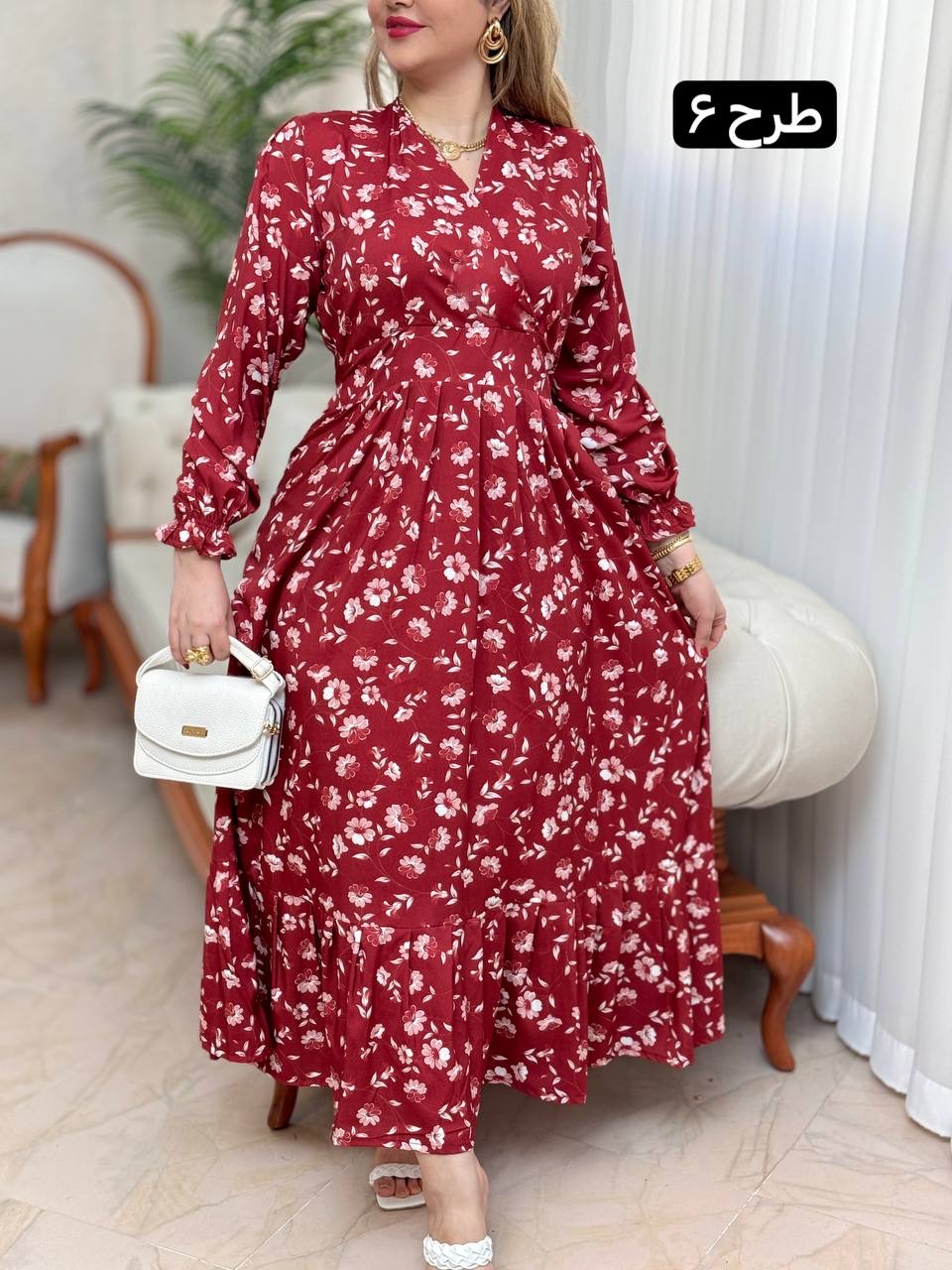 پیراهن فلور تیارا 2708
