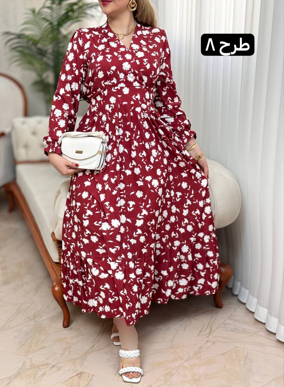 پیراهن فلور تیارا 2708