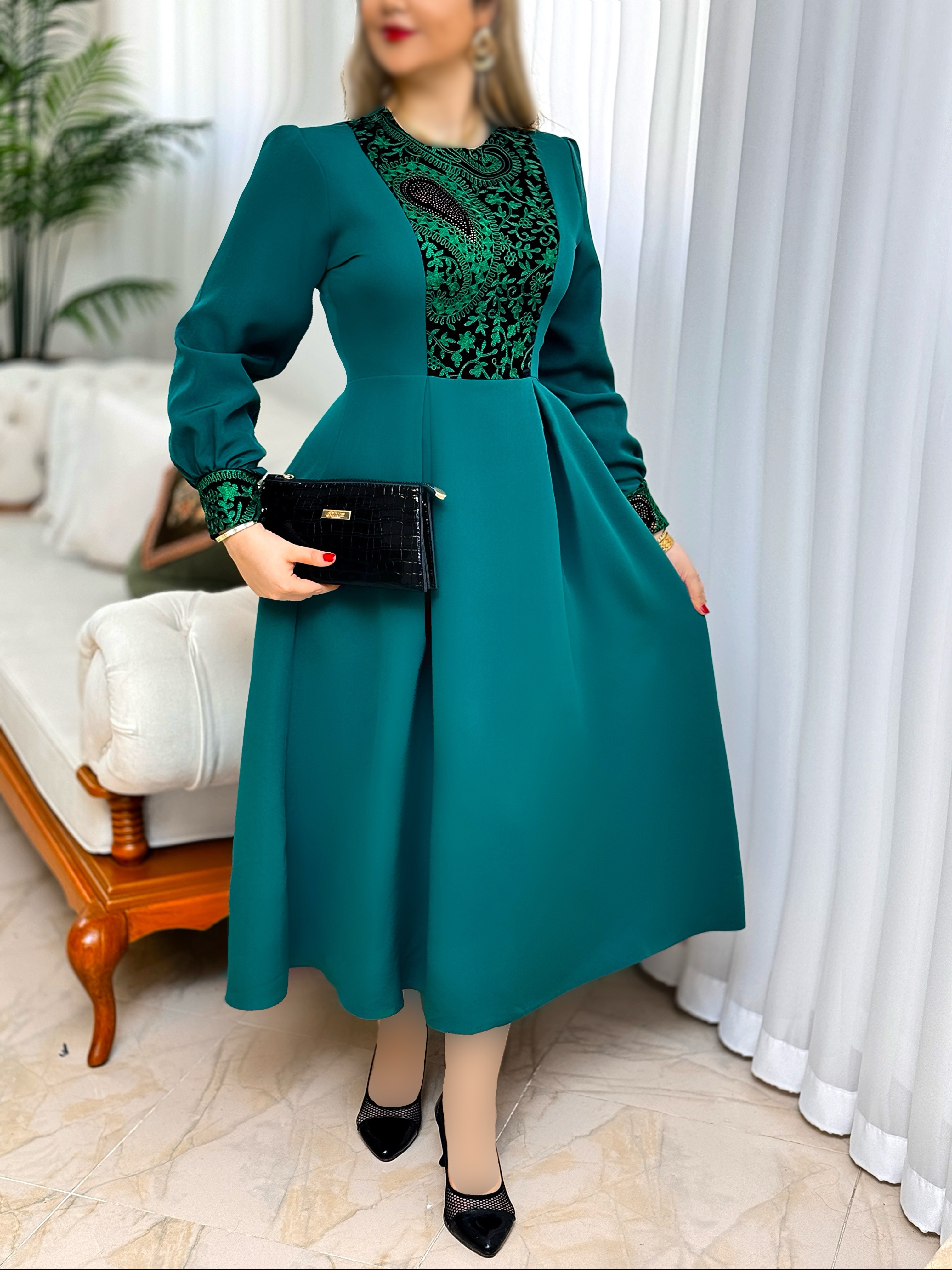 پیراهن مزونی نازلی 2710