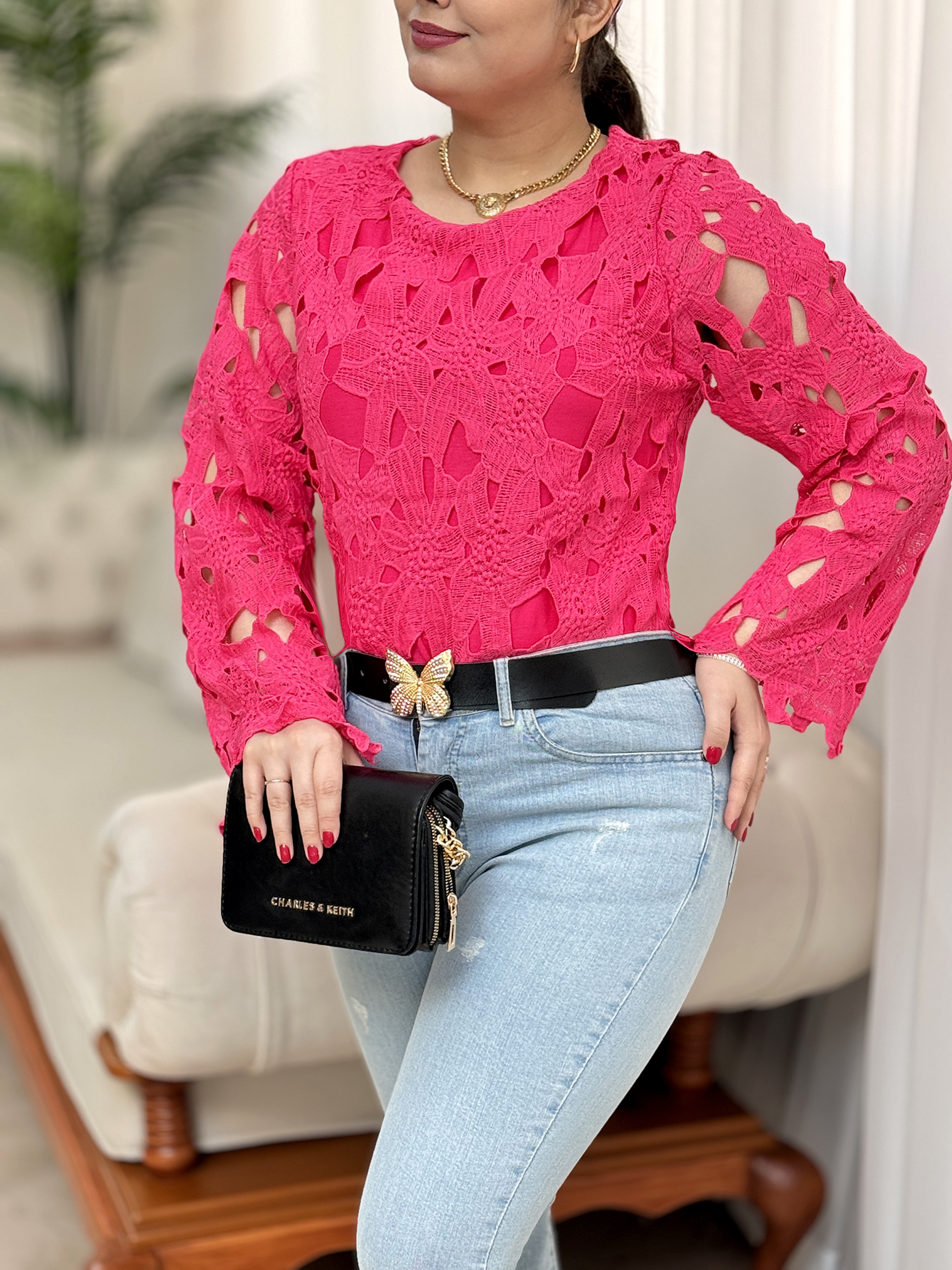 شومیز دانتل آیما 2751