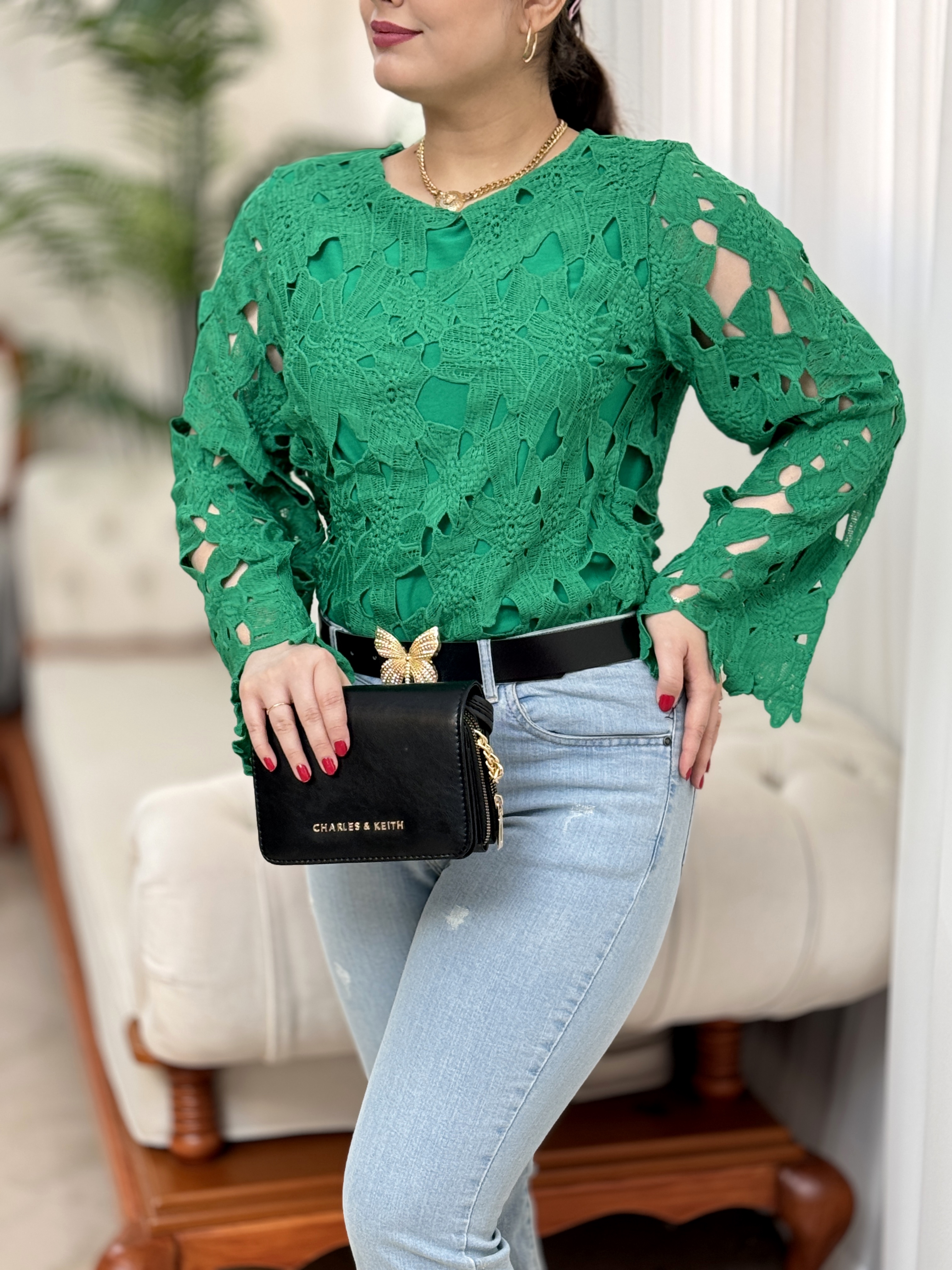 شومیز دانتل آیما 2751