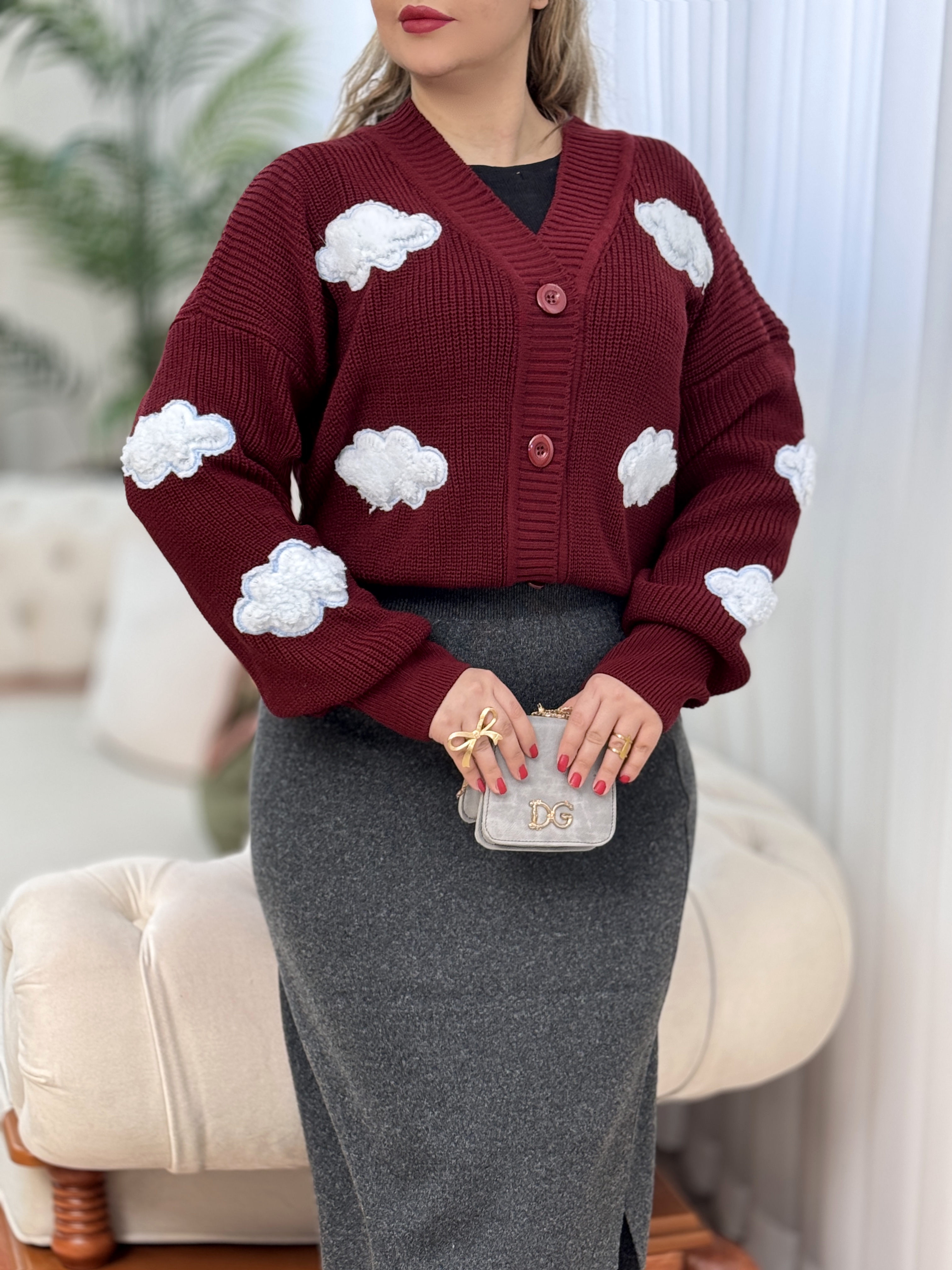 ژاکت بافت ابری 2767