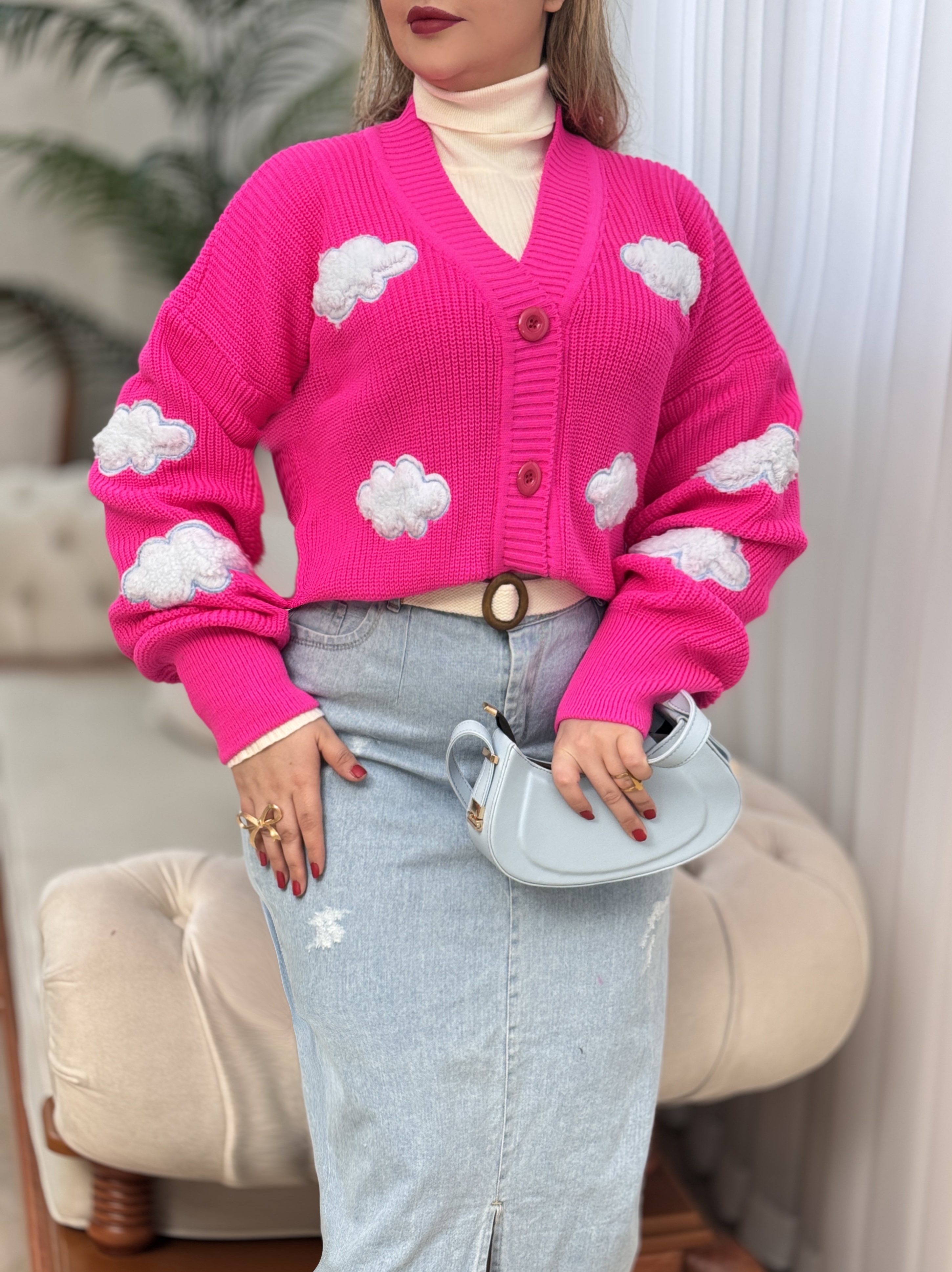 ژاکت بافت ابری 2767
