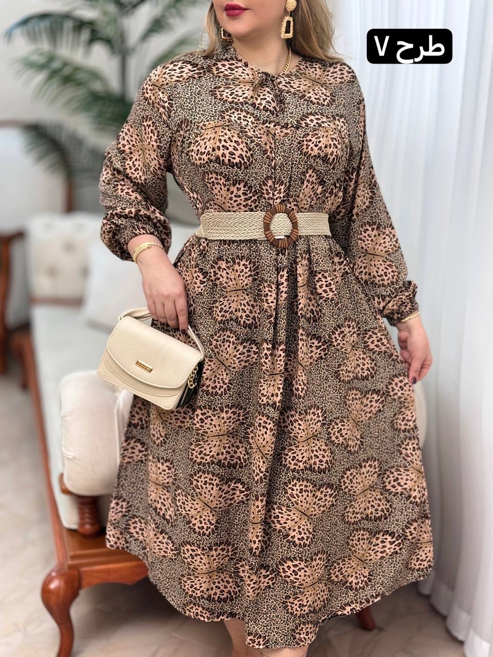 پیراهن نخی بهارک 2771