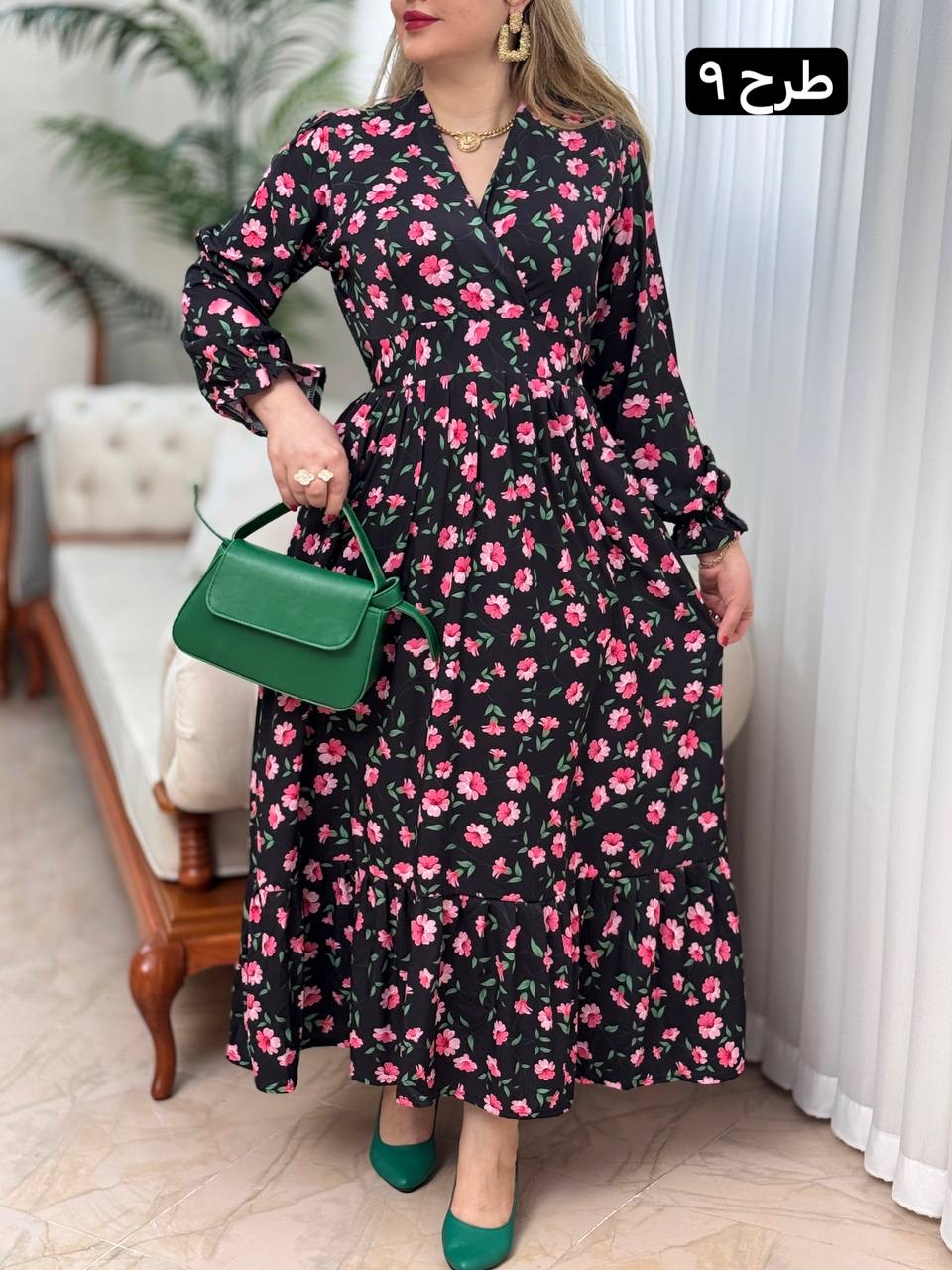 پیراهن فلور تیارا 2708