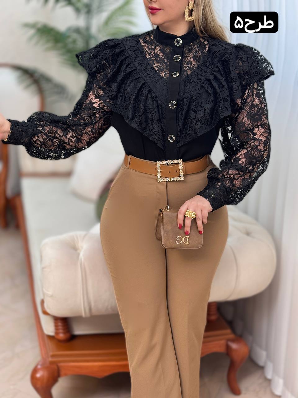 شومیز دانتل پردیس 2782