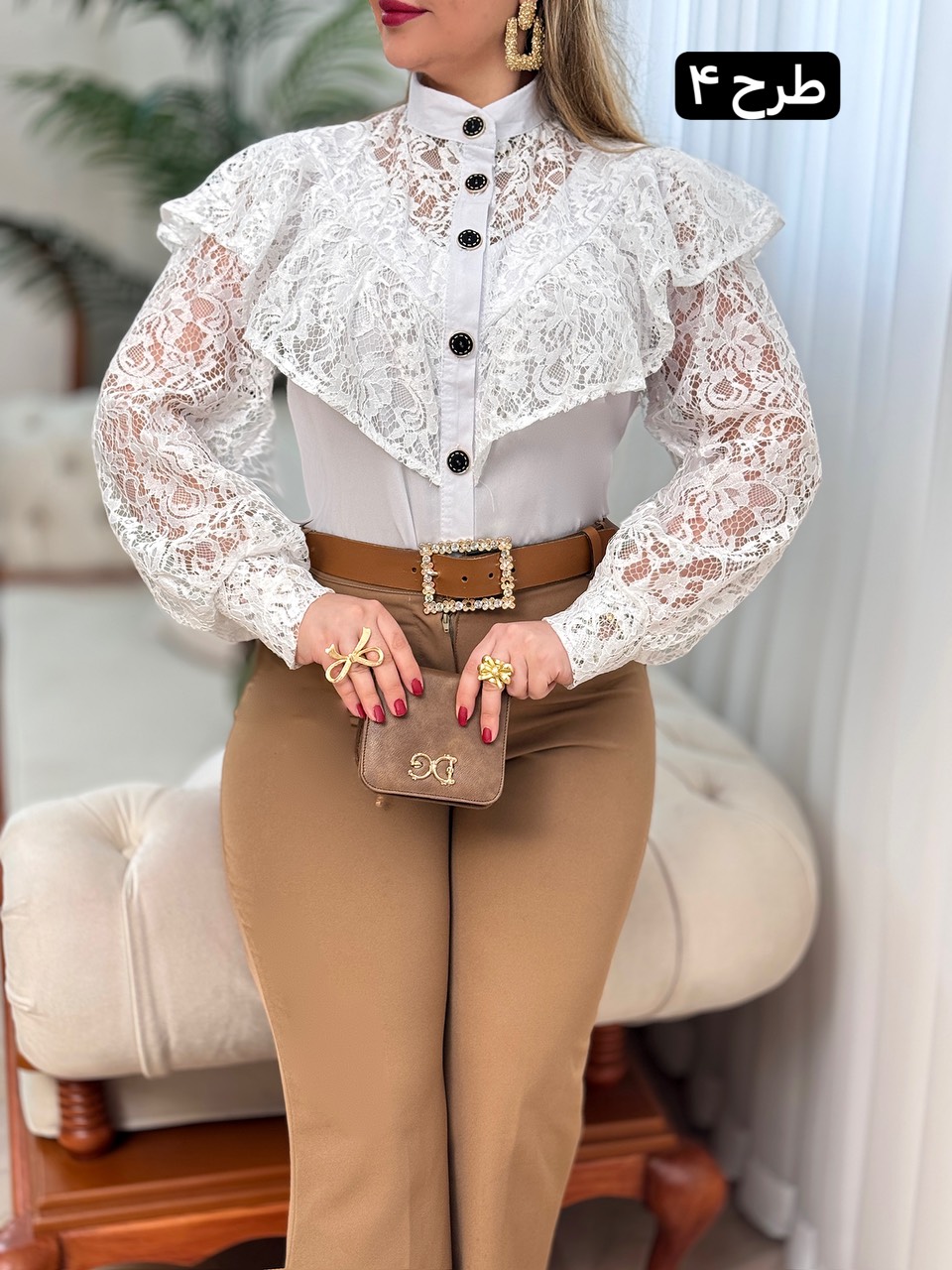 شومیز دانتل پردیس 2782