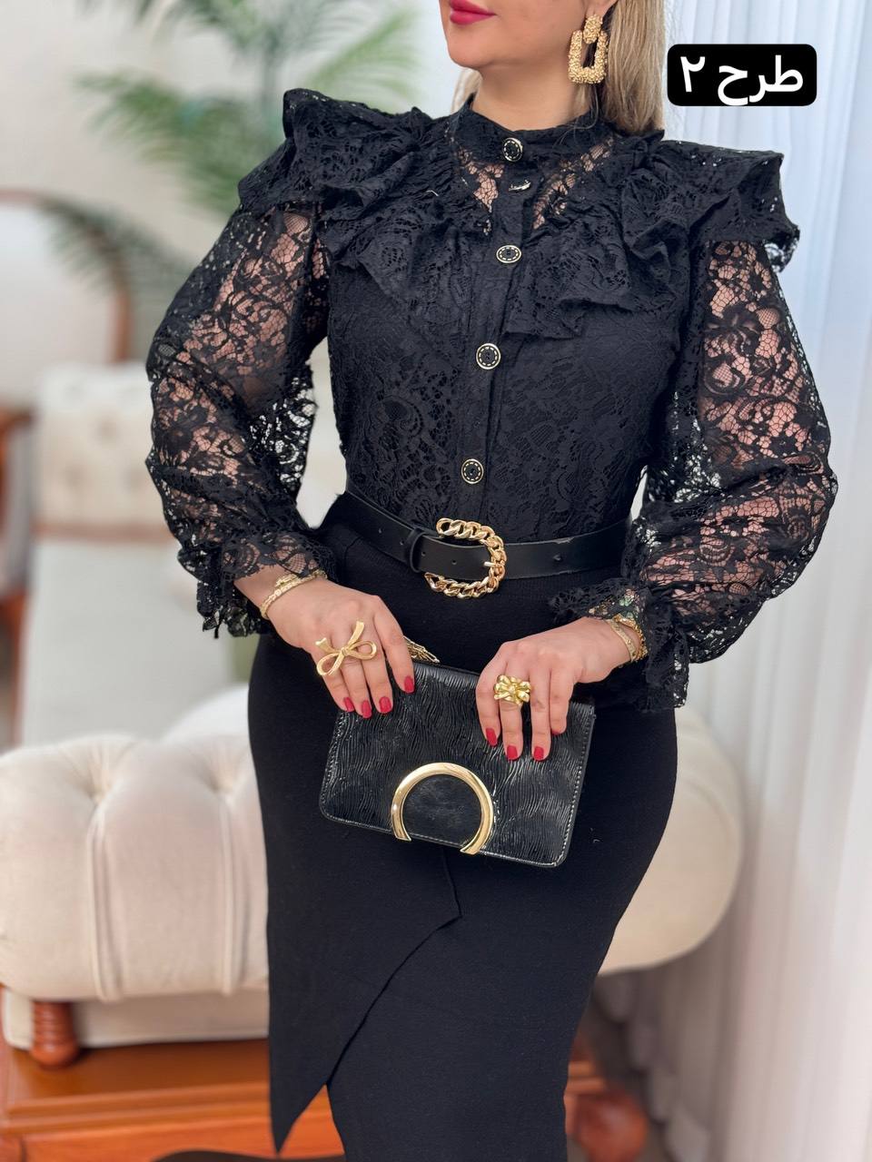 شومیز دانتل پردیس 2782