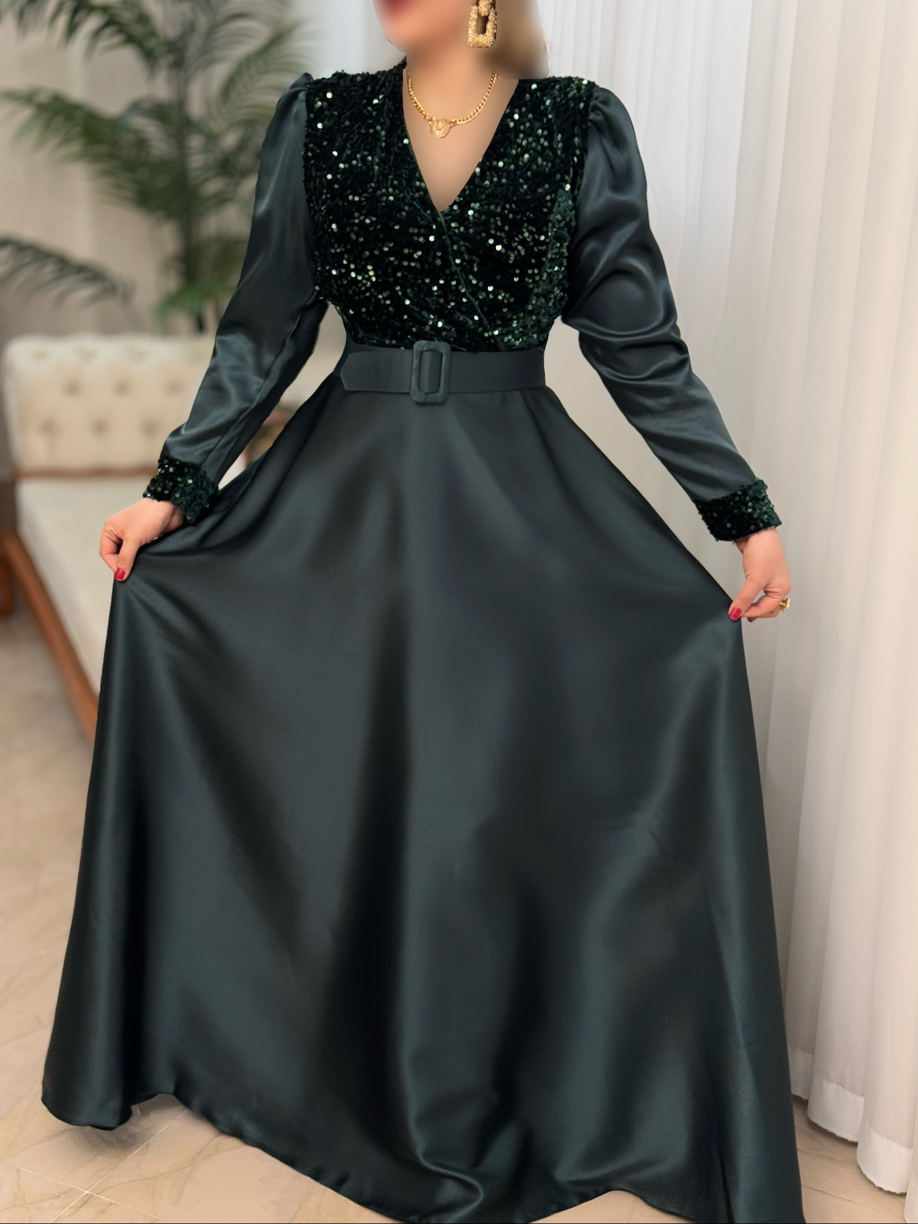 پیراهن مجلسی پوپک 2790