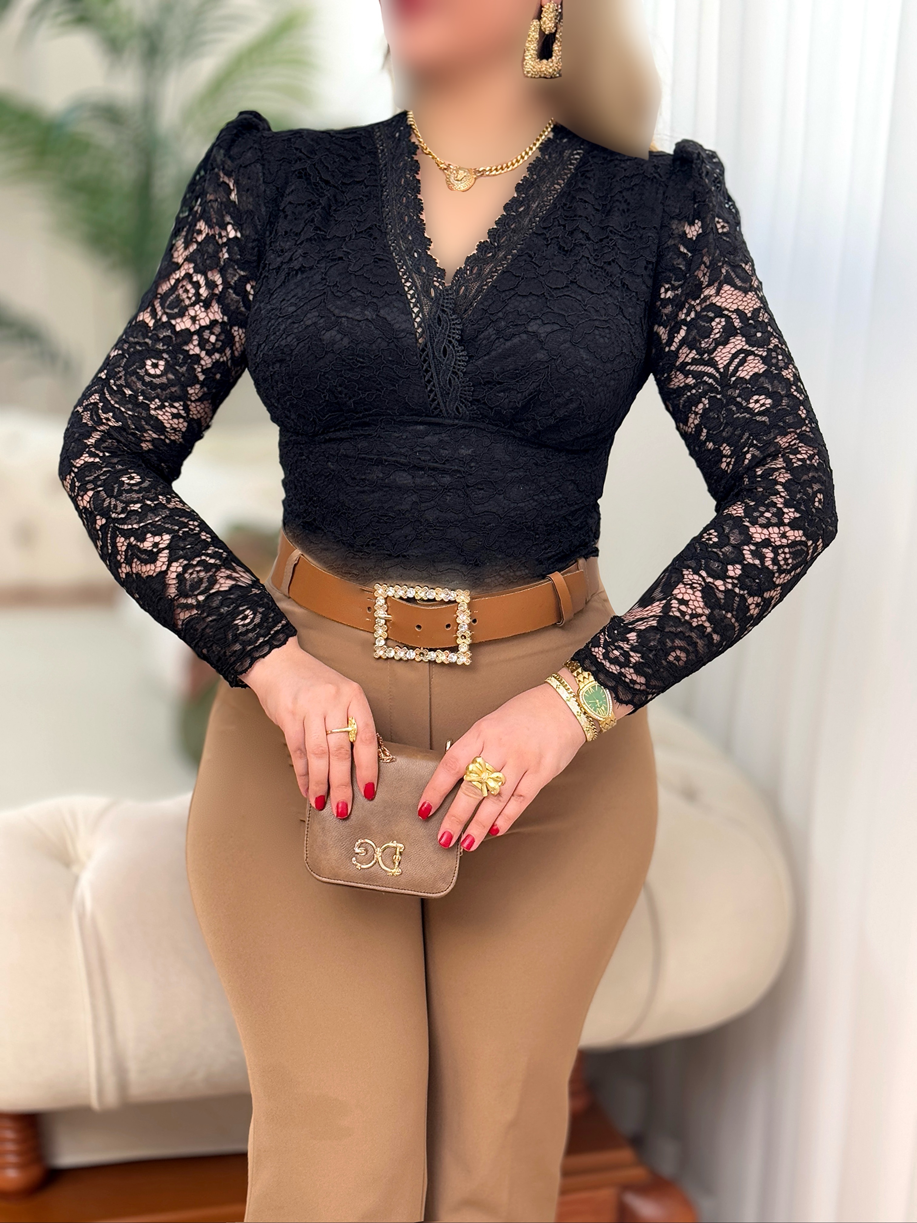شومیز دانتل فرزانه 2791