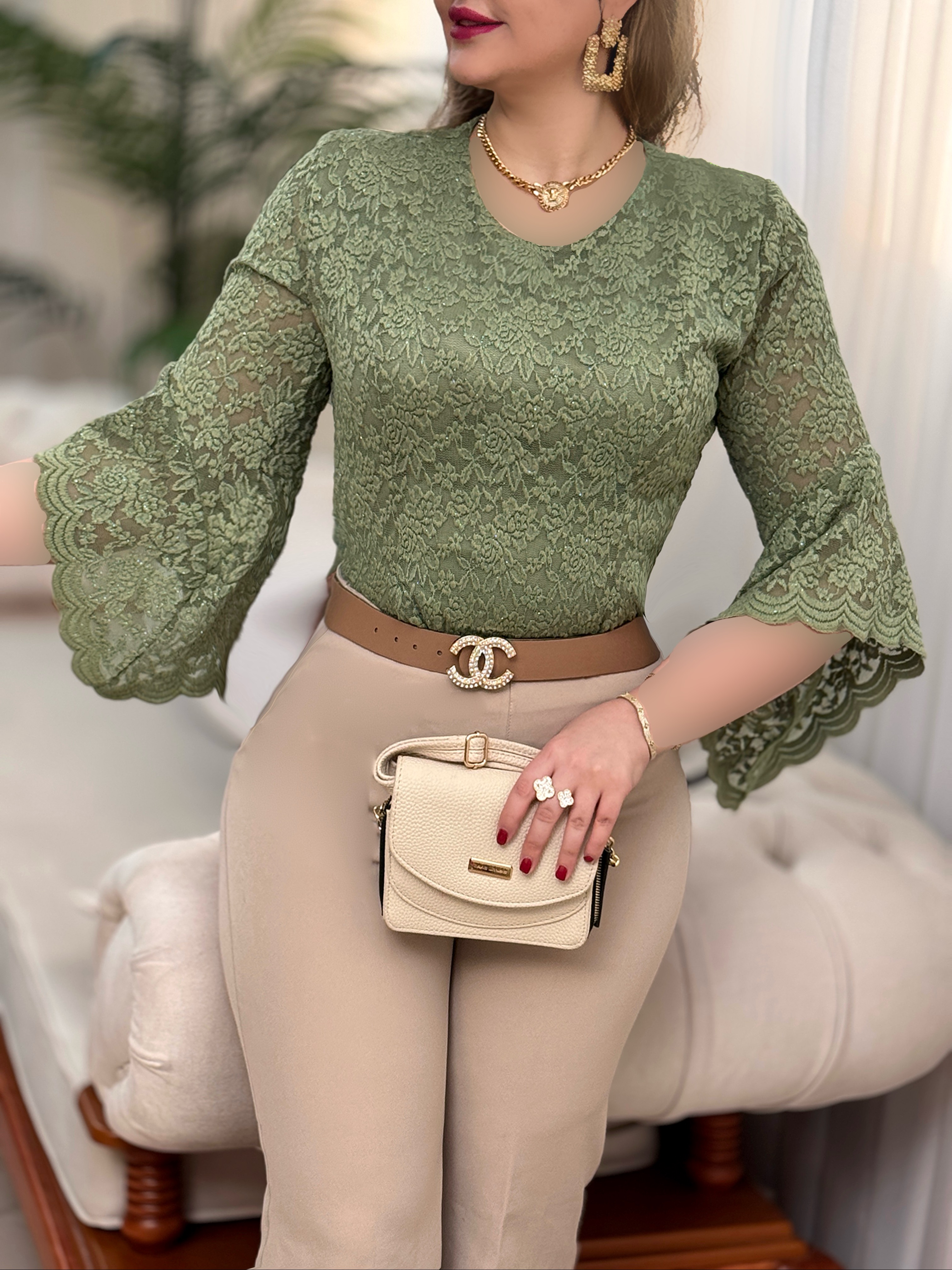 شومیز دانتل سیما 2797