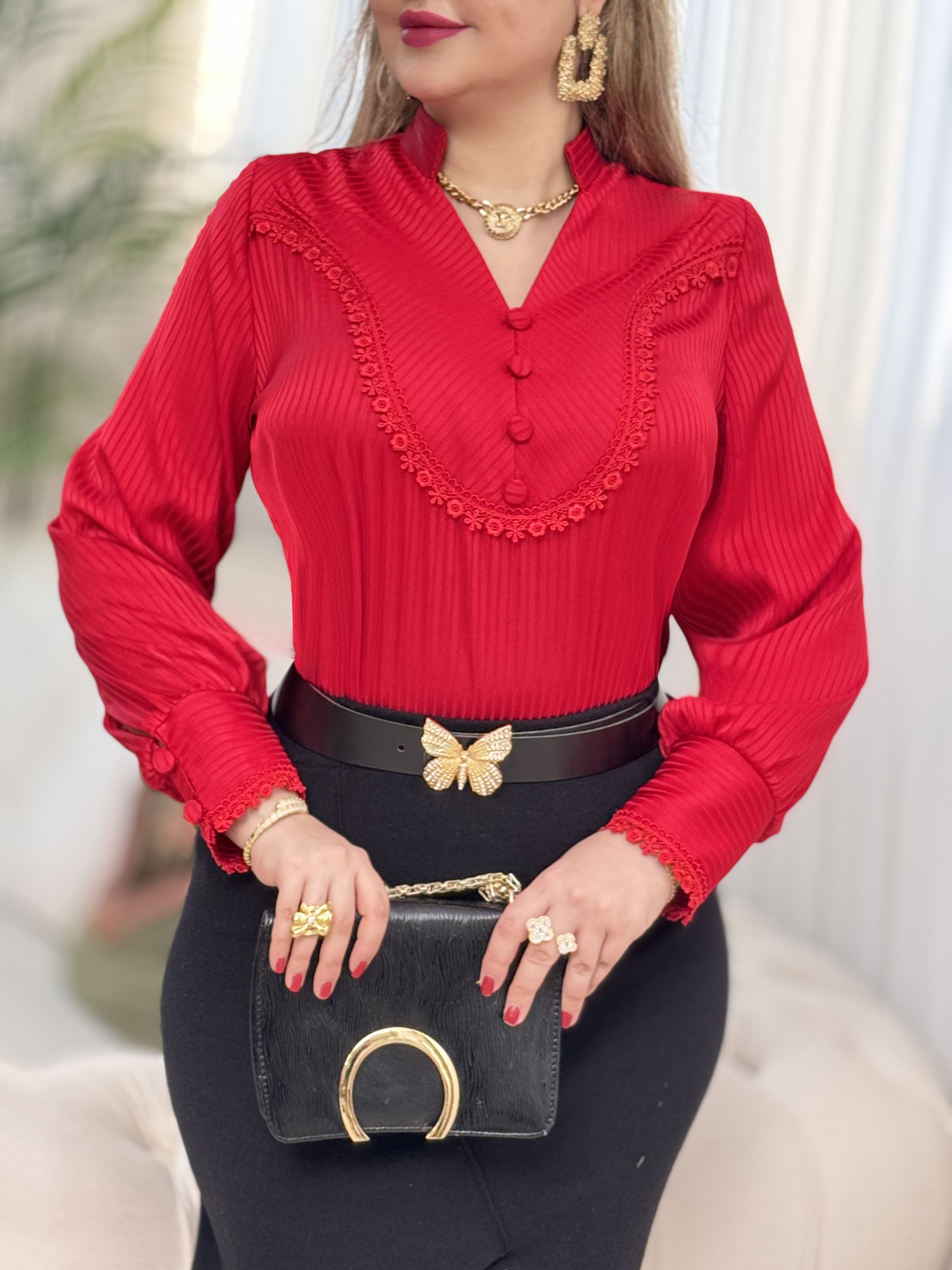 شومیز ساتن رستا 2798