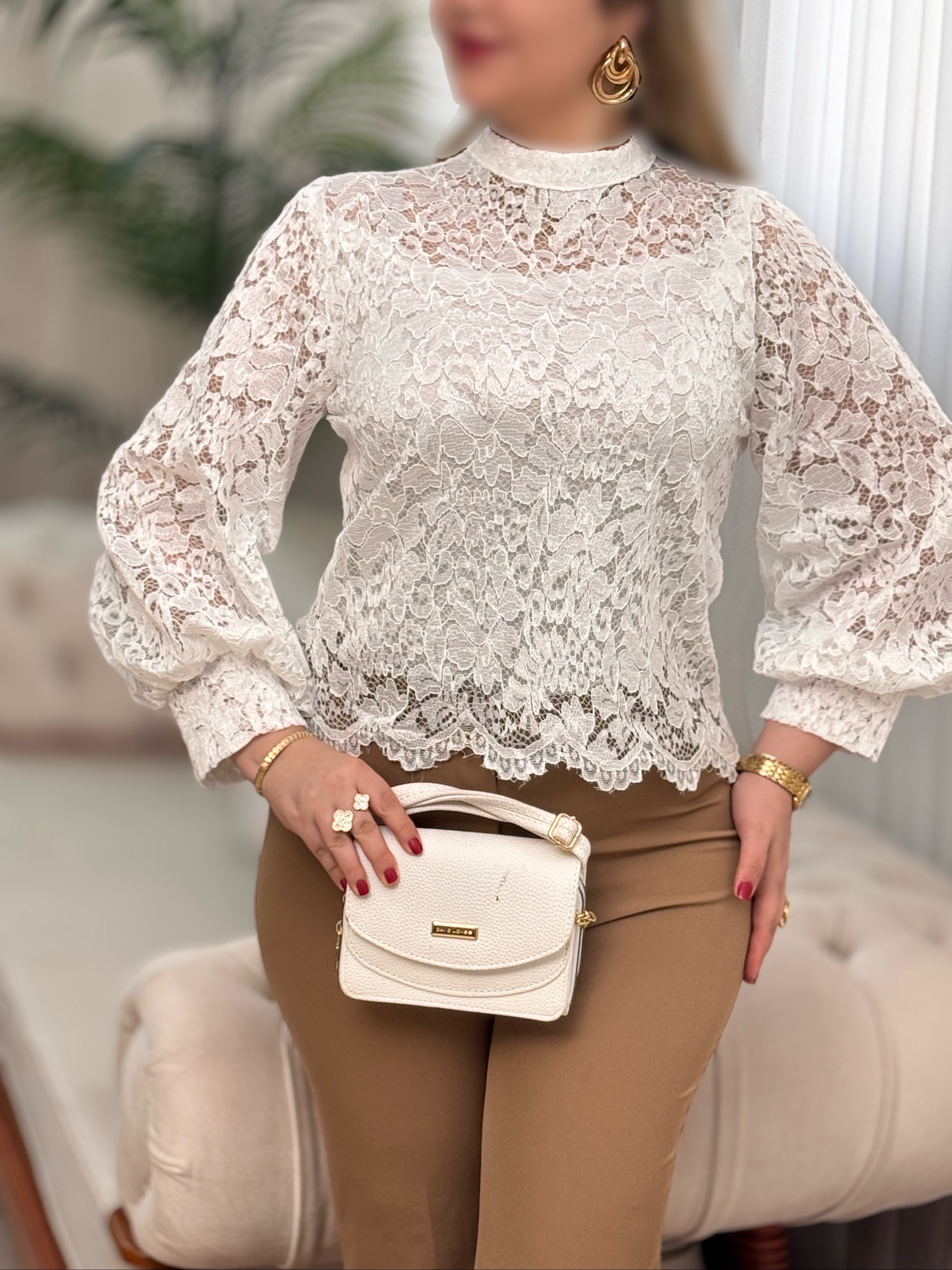 شومیز دانتل ستاره 2799