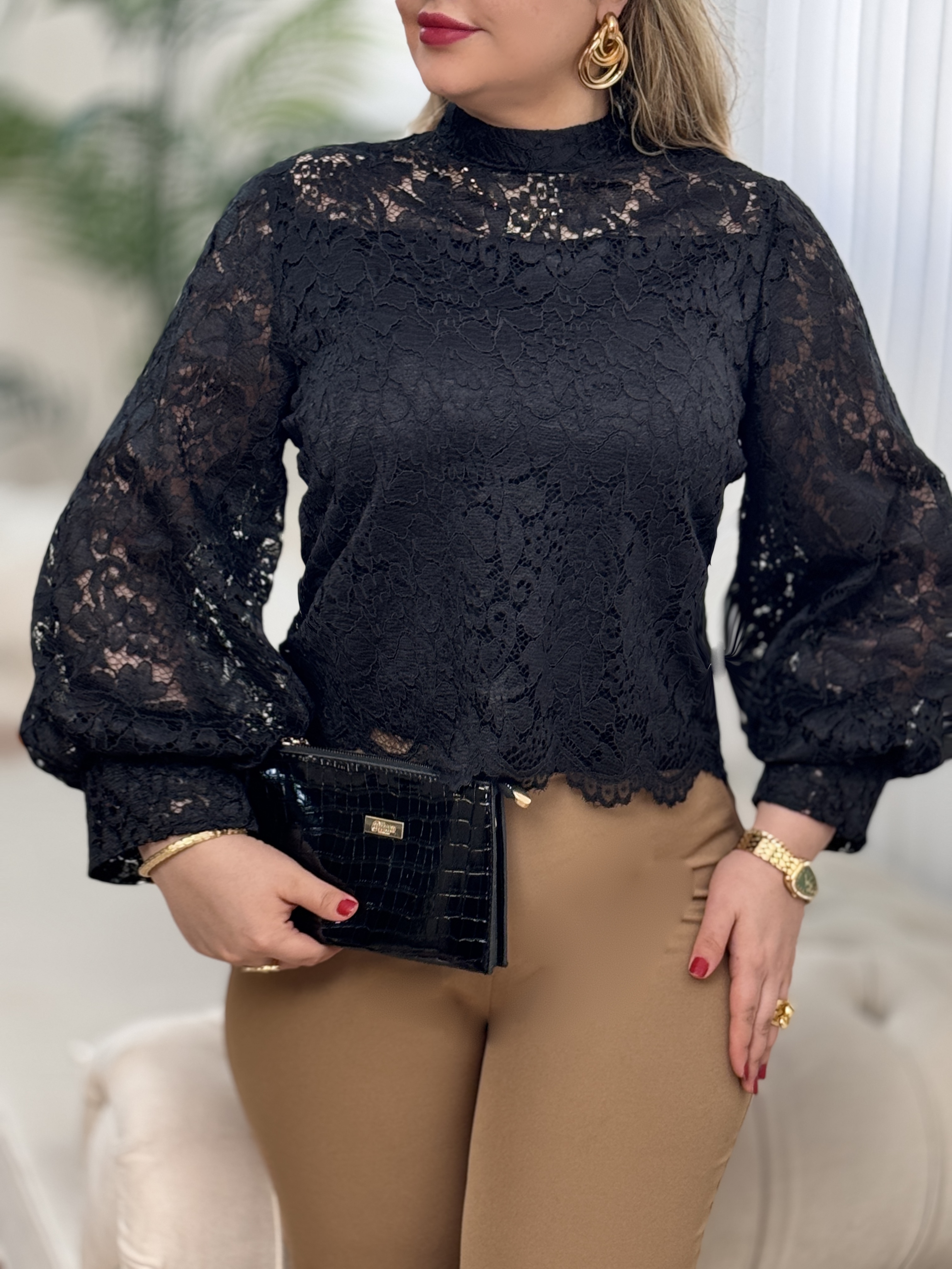 شومیز دانتل ستاره 2799
