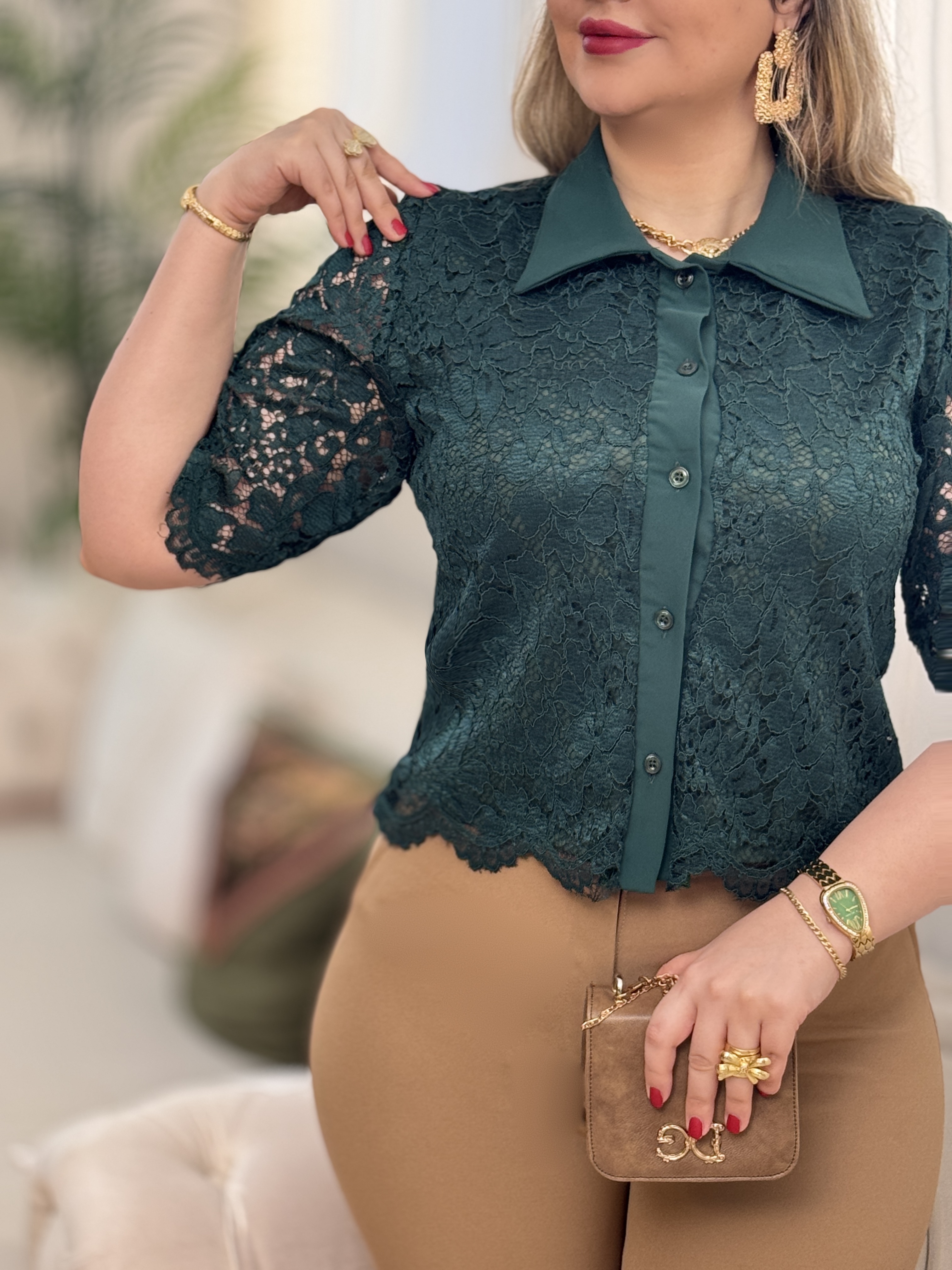 شومیز دانتل الهام 2801
