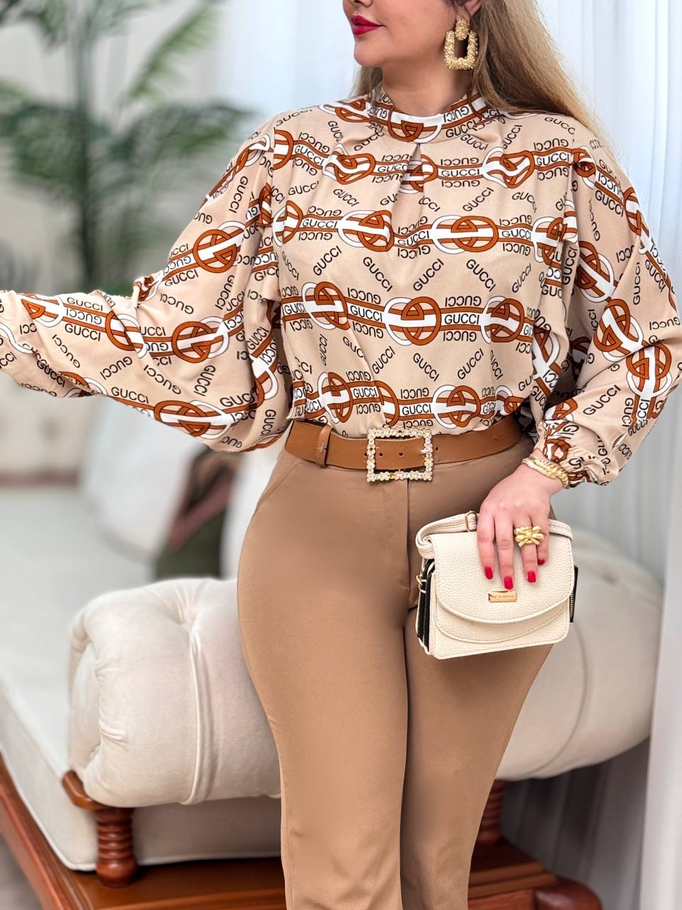 شومیز الیزه GUCCI 2819