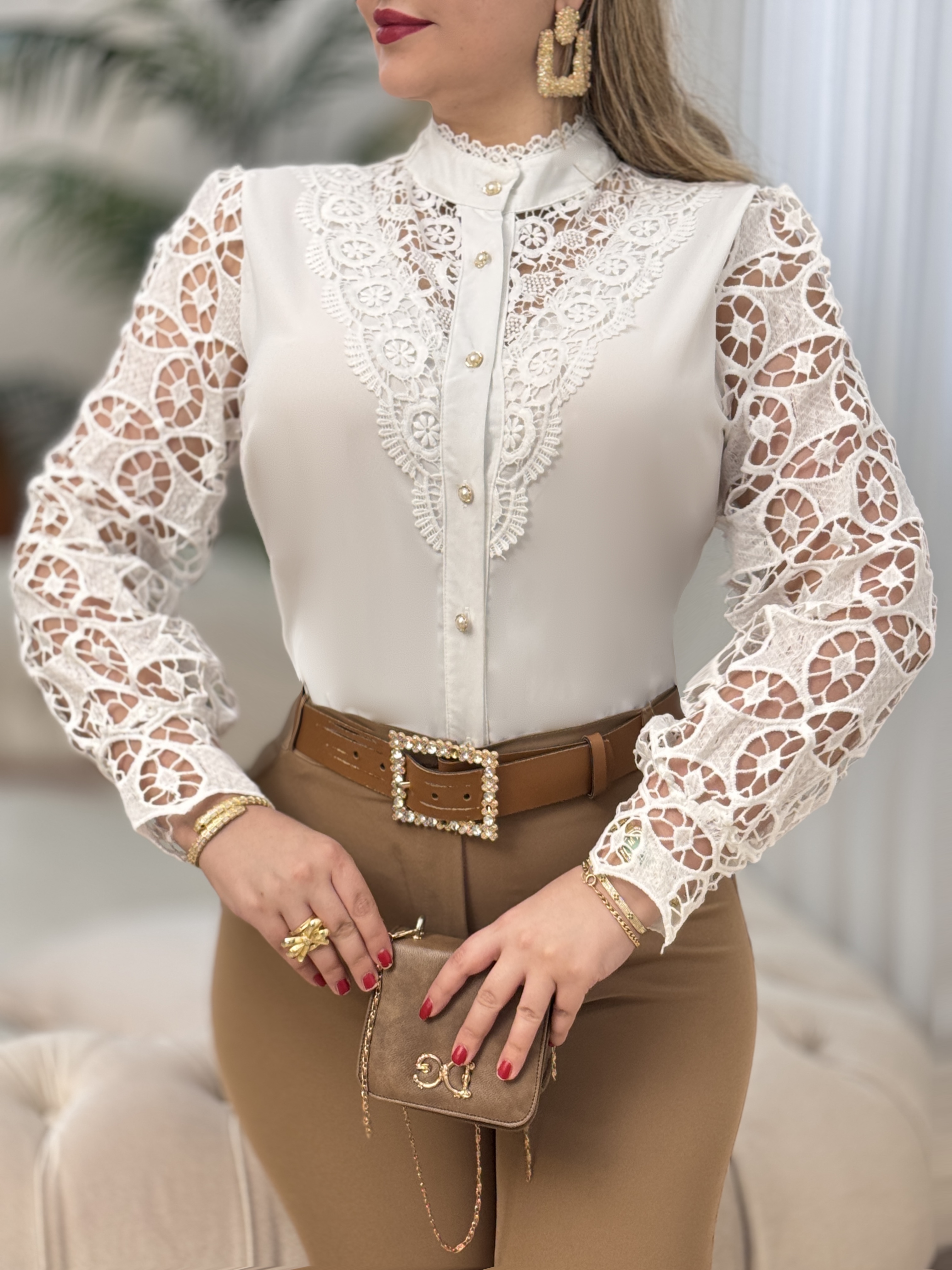 شومیز دانتل فریما 2829