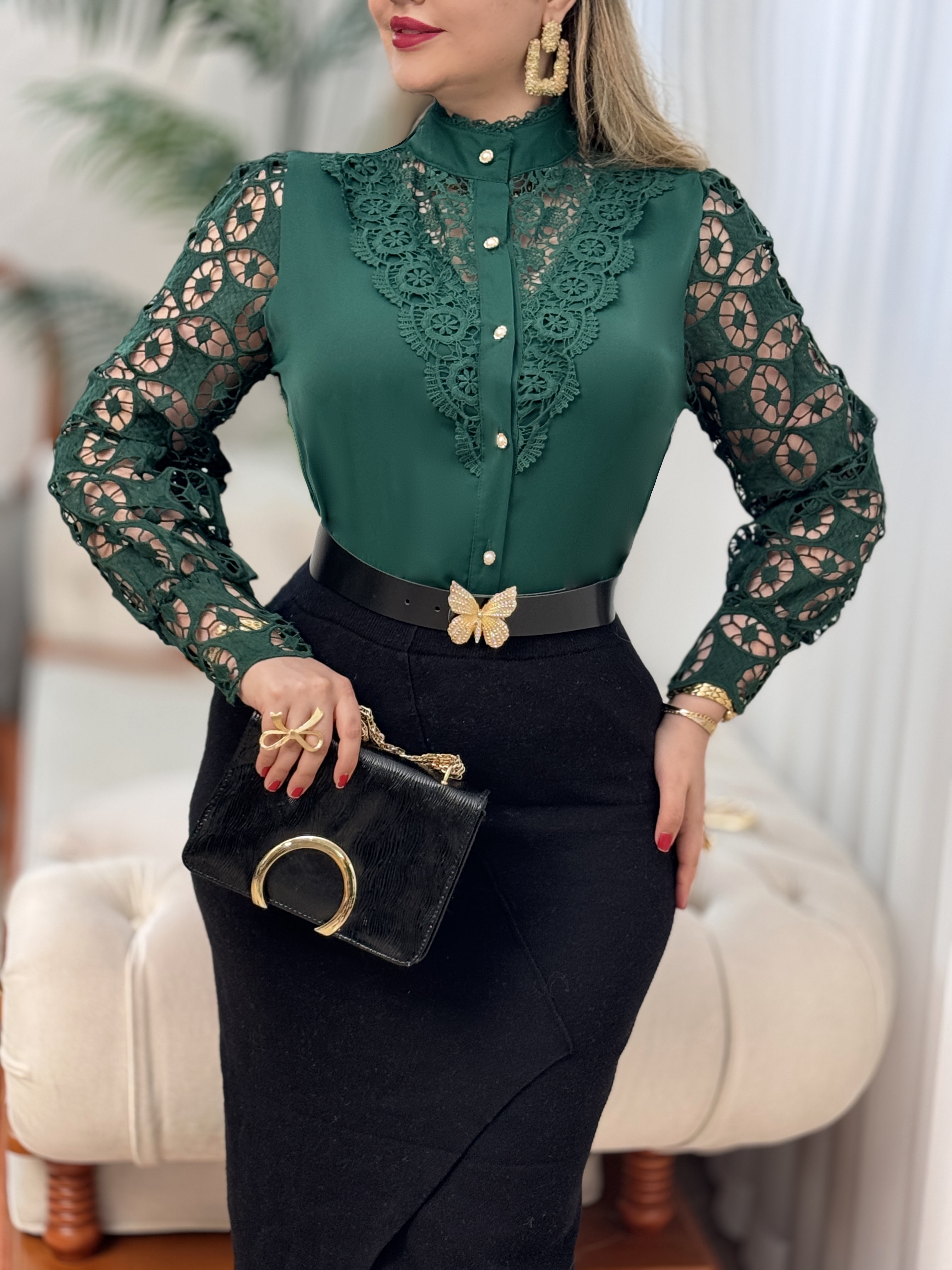 شومیز دانتل فریما 2829