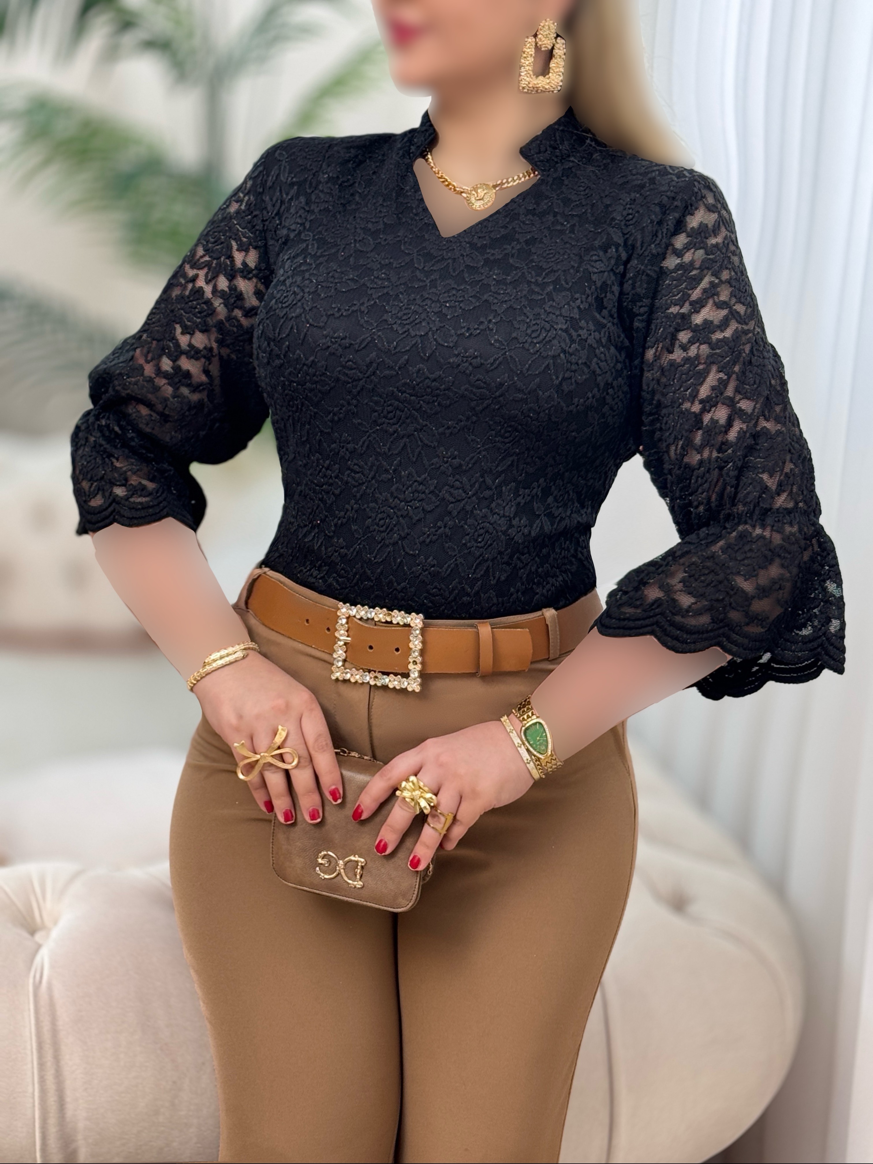 شومیز دانتل کاترین 2832