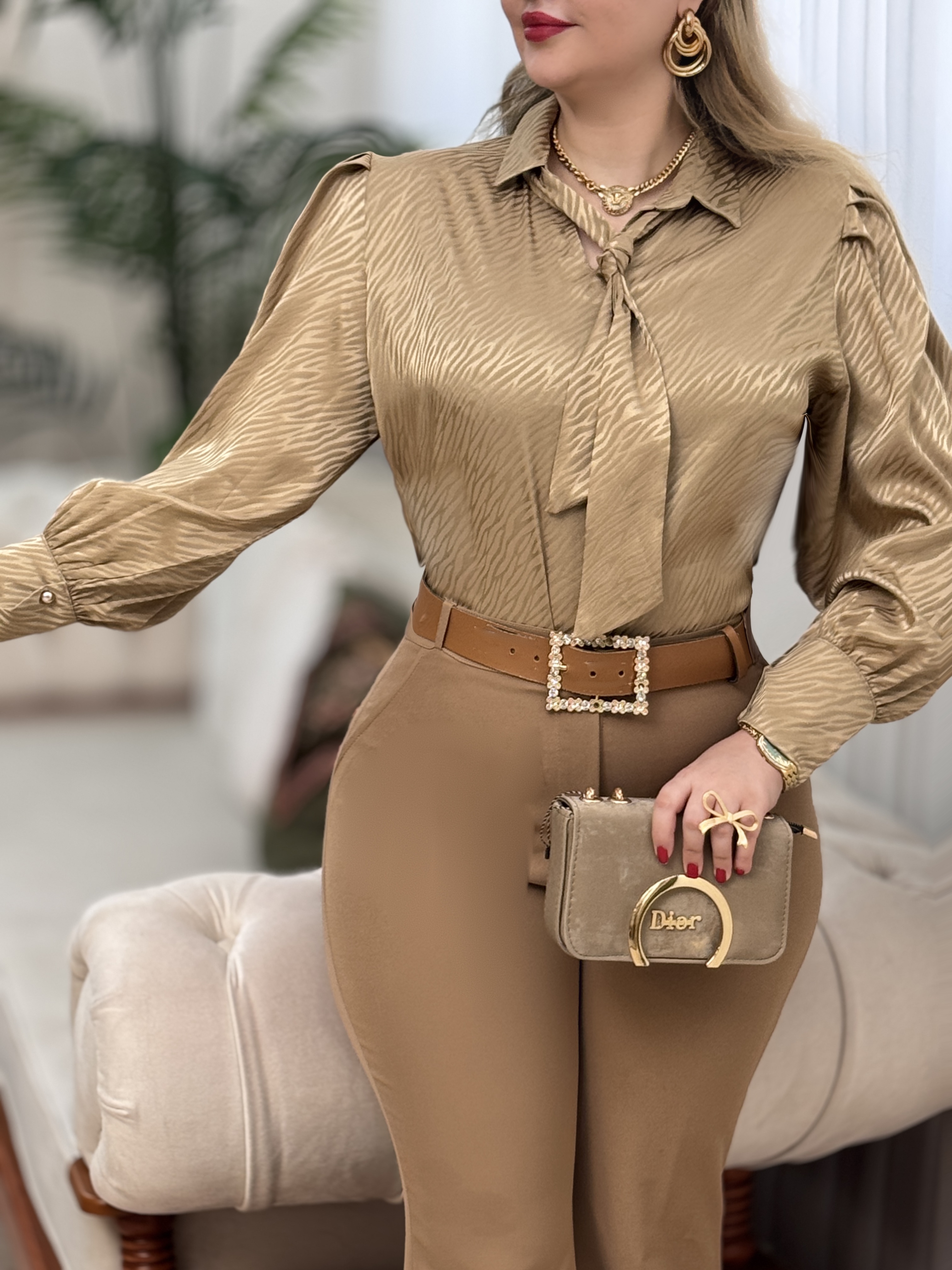 شومیز ساتن شکیلا 2853