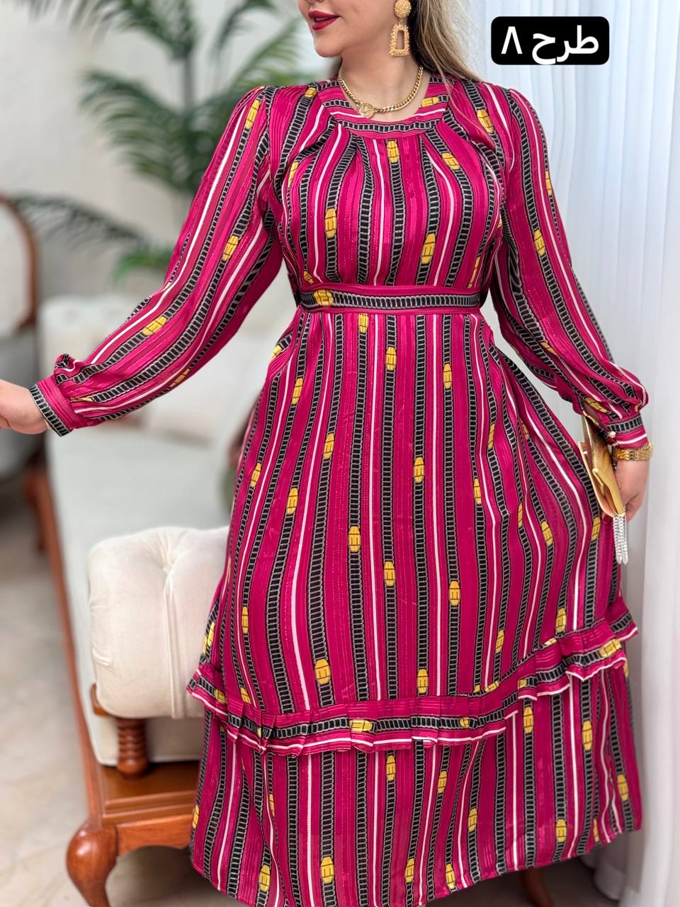 پیراهن کریشه مژده 2881