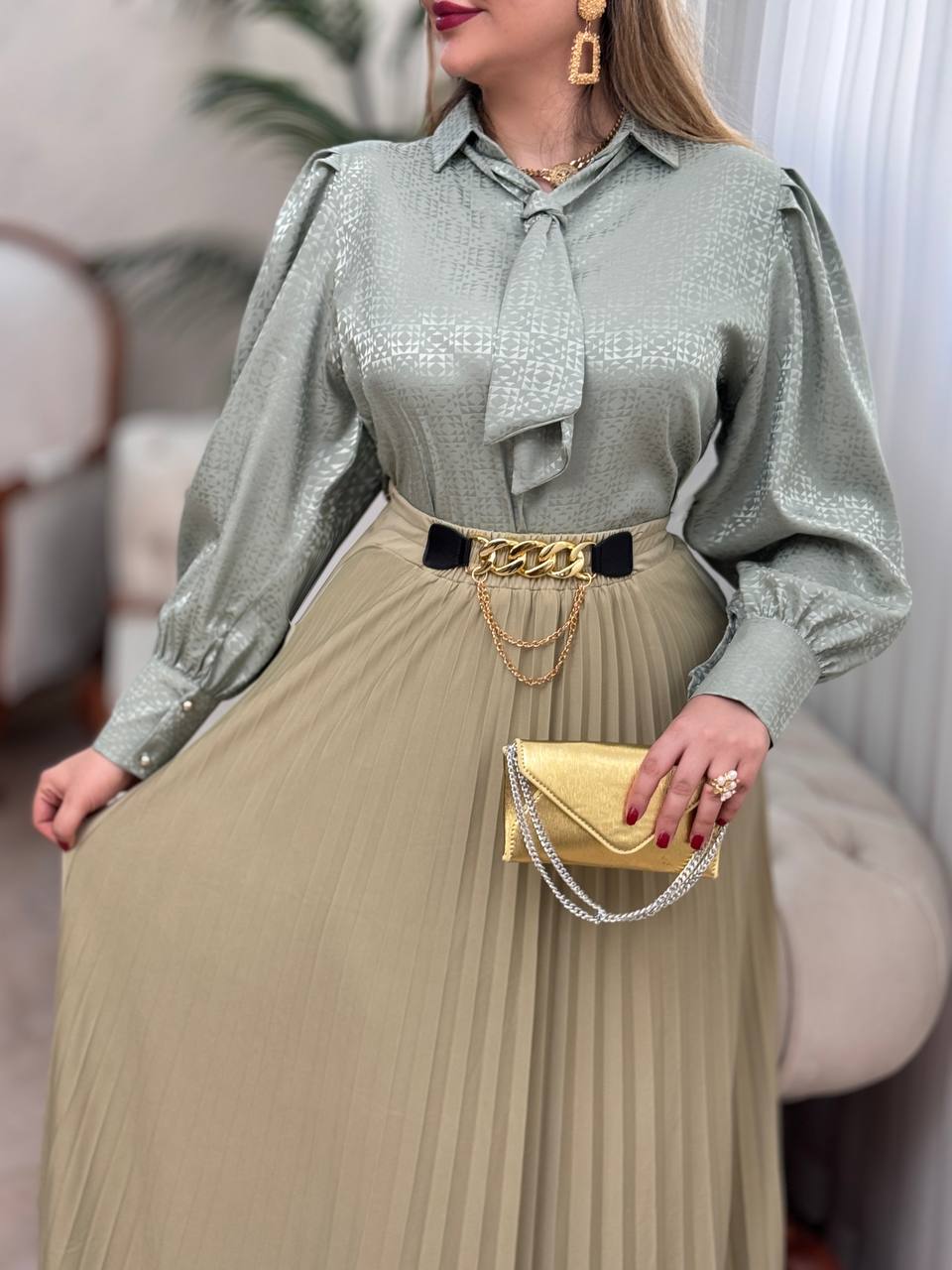 شومیز ساتن کتایون 2882