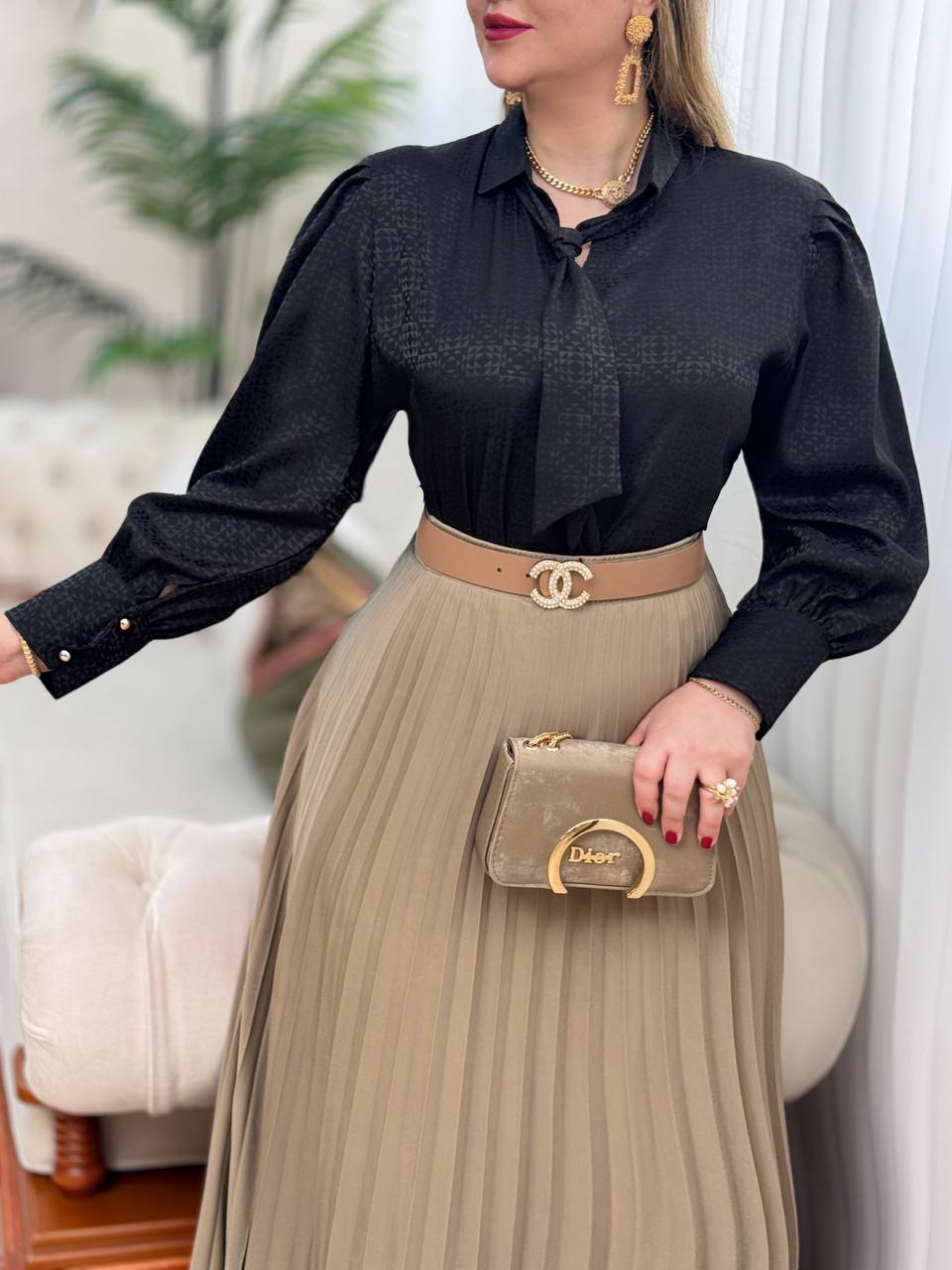شومیز ساتن کتایون 2882