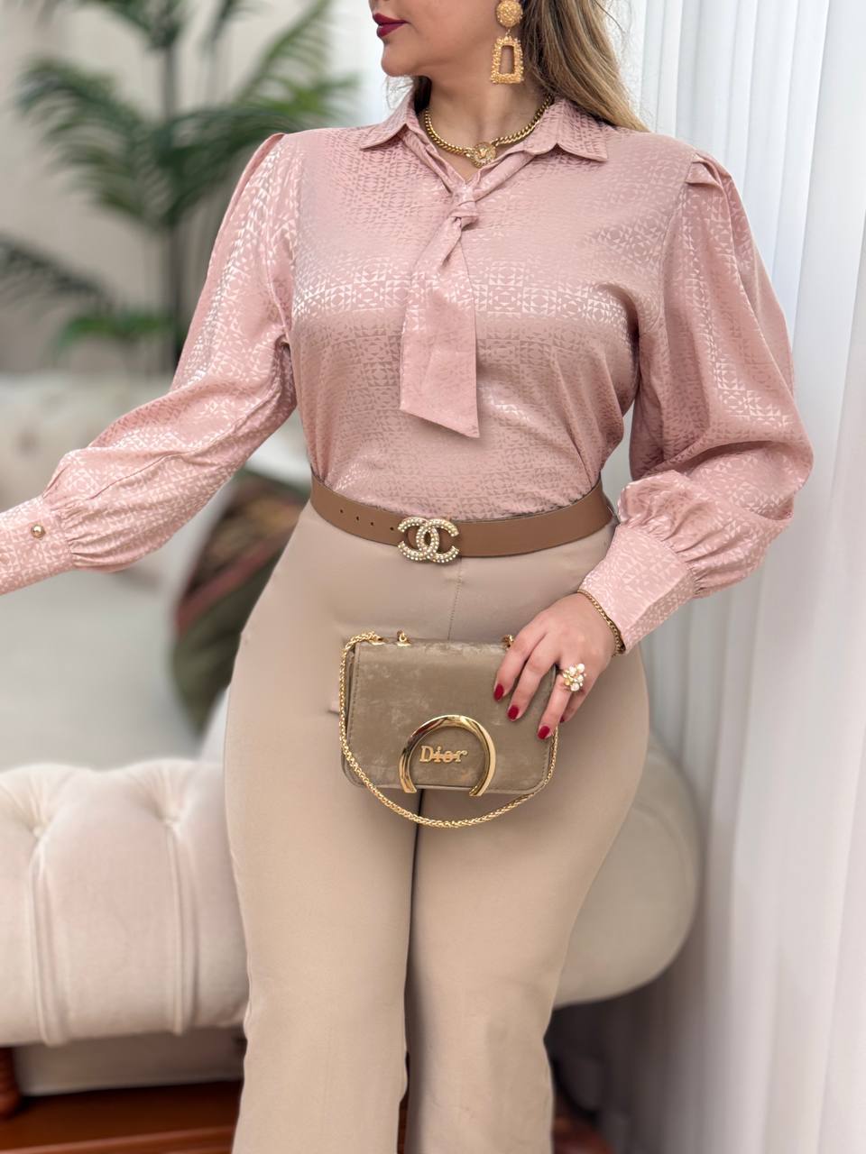 شومیز ساتن کتایون 2882