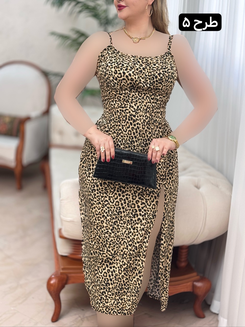 پیراهن نخی ماریا 2912