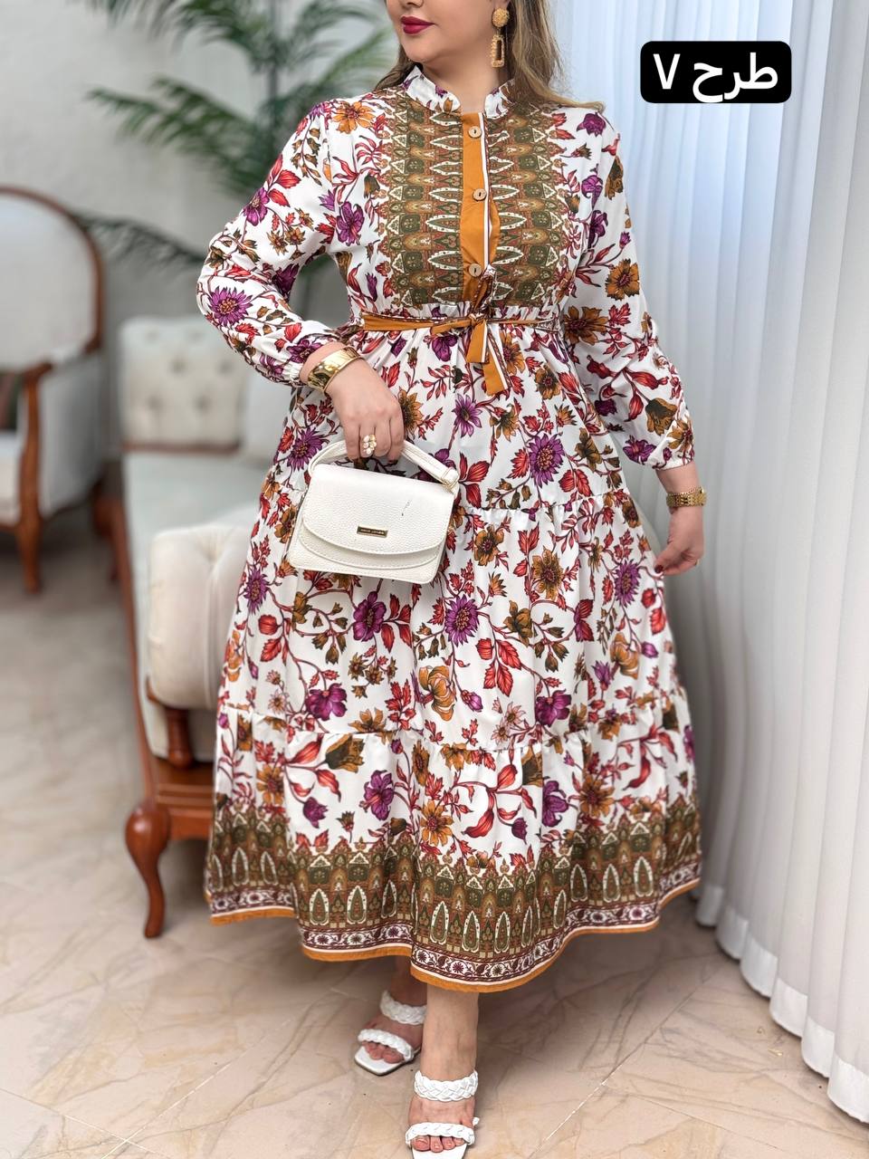 پیراهن فلور آتوسا 2925