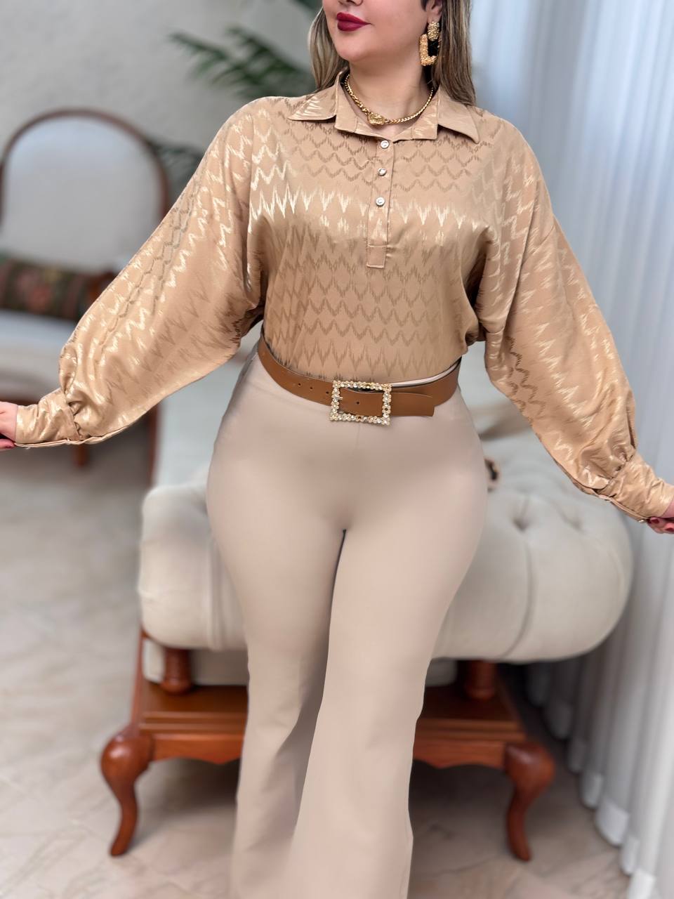 شومیز ساتن ناهید 2927