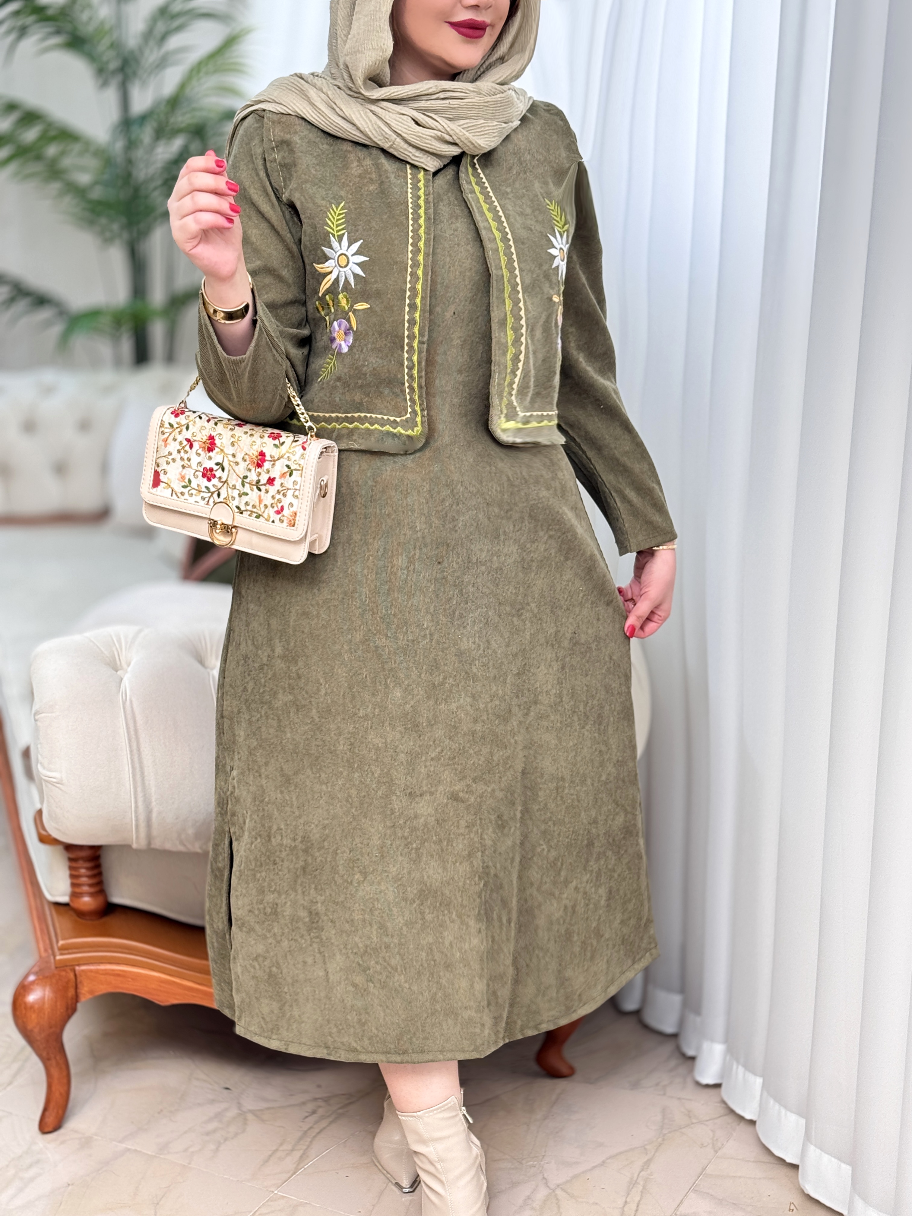 ست کبریتی گلدوزی 2928