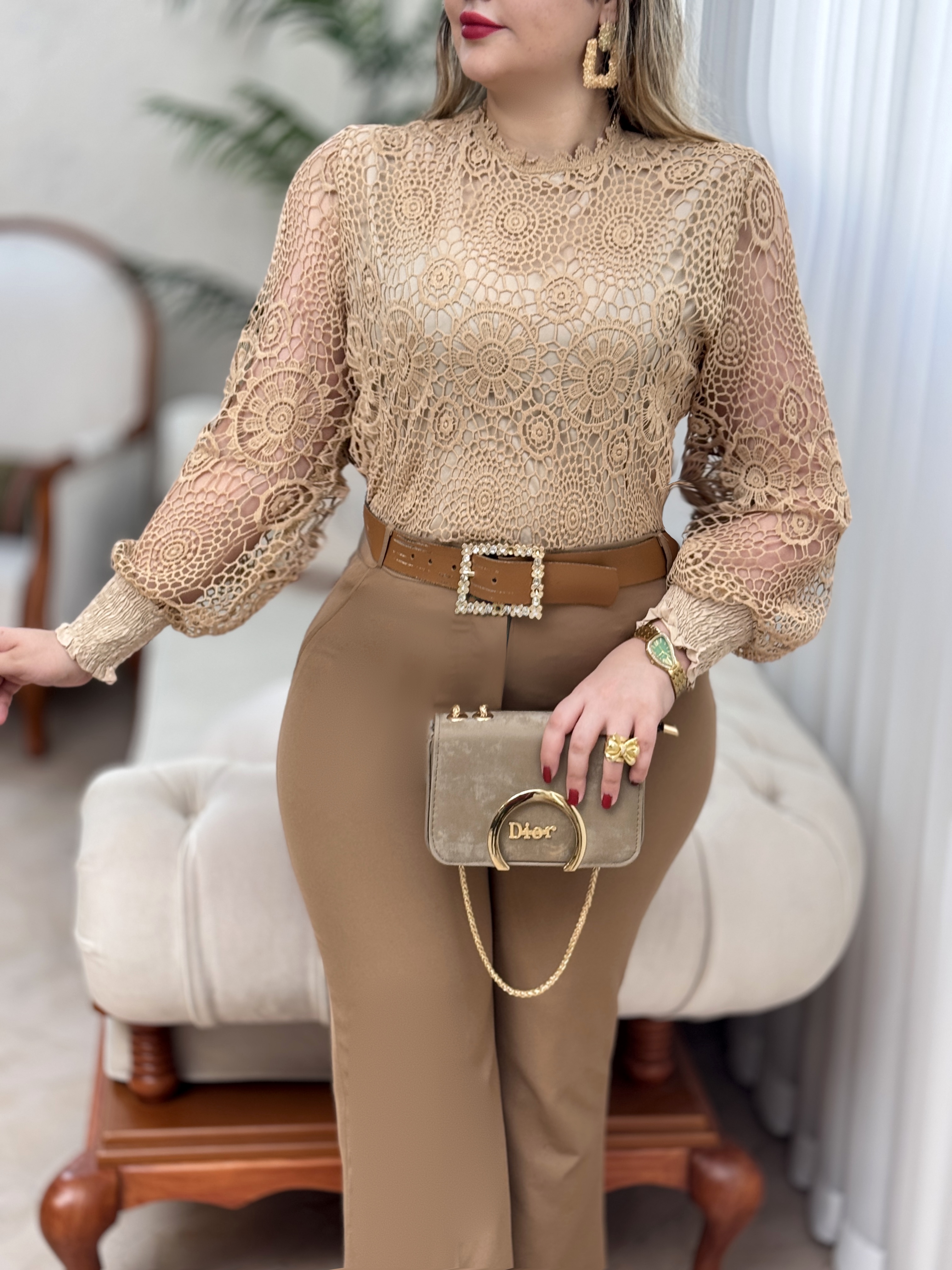 شومیز دانتل شهناز 2929