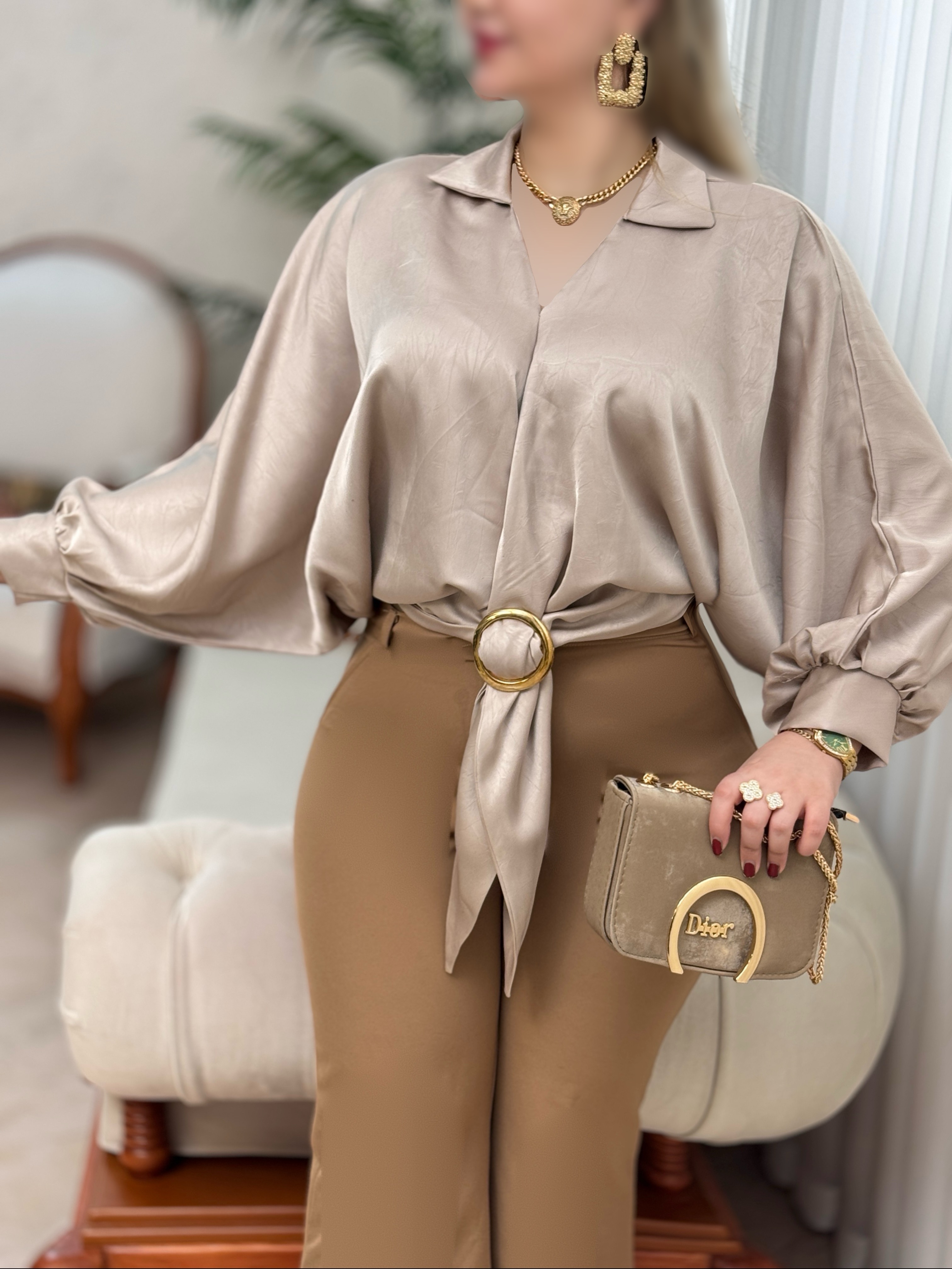 شومیز زارا حلقه ای 2930