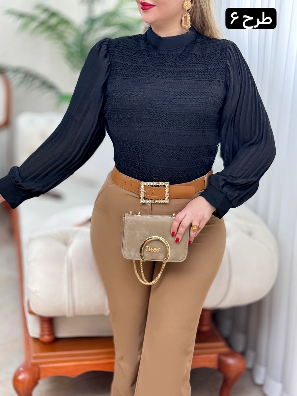 شومیز دانتل ترانه 2931