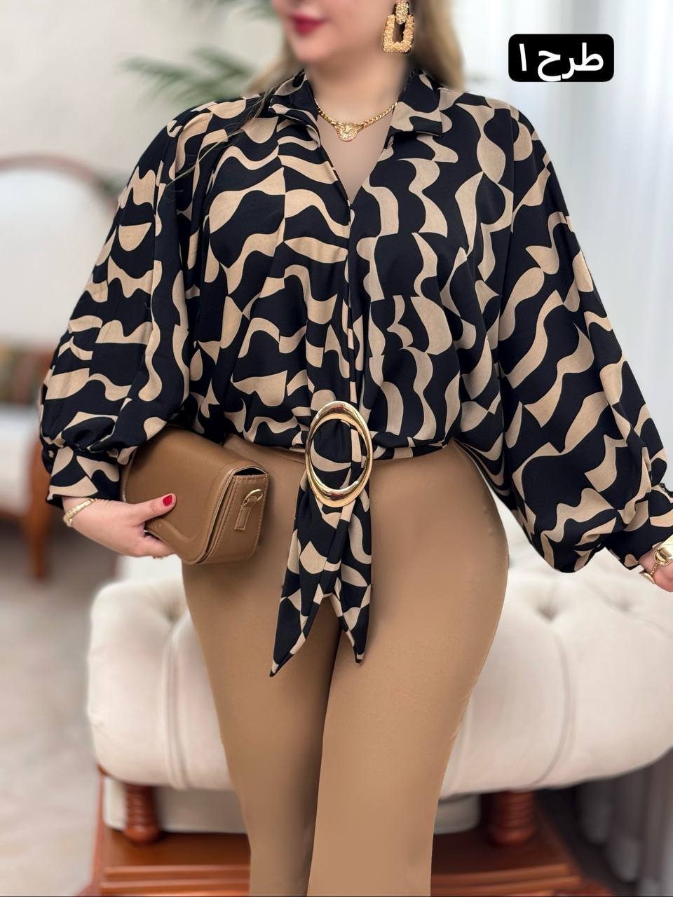 شومیز الیزه حلقه ای 2763
