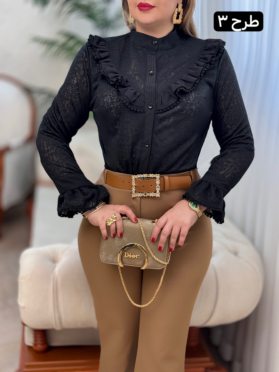 شومیز دانتل تارا 2935