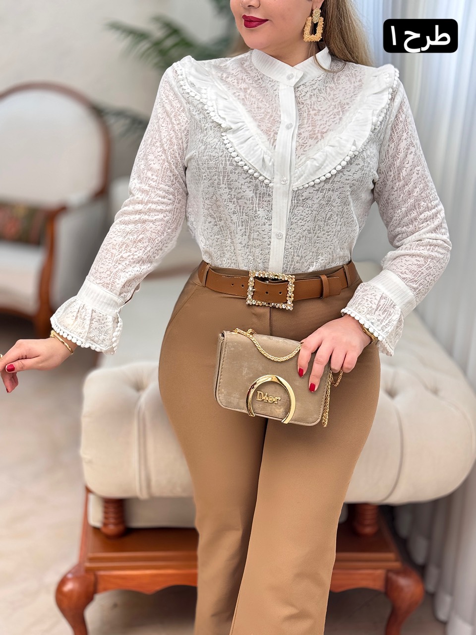 شومیز دانتل تارا 2935