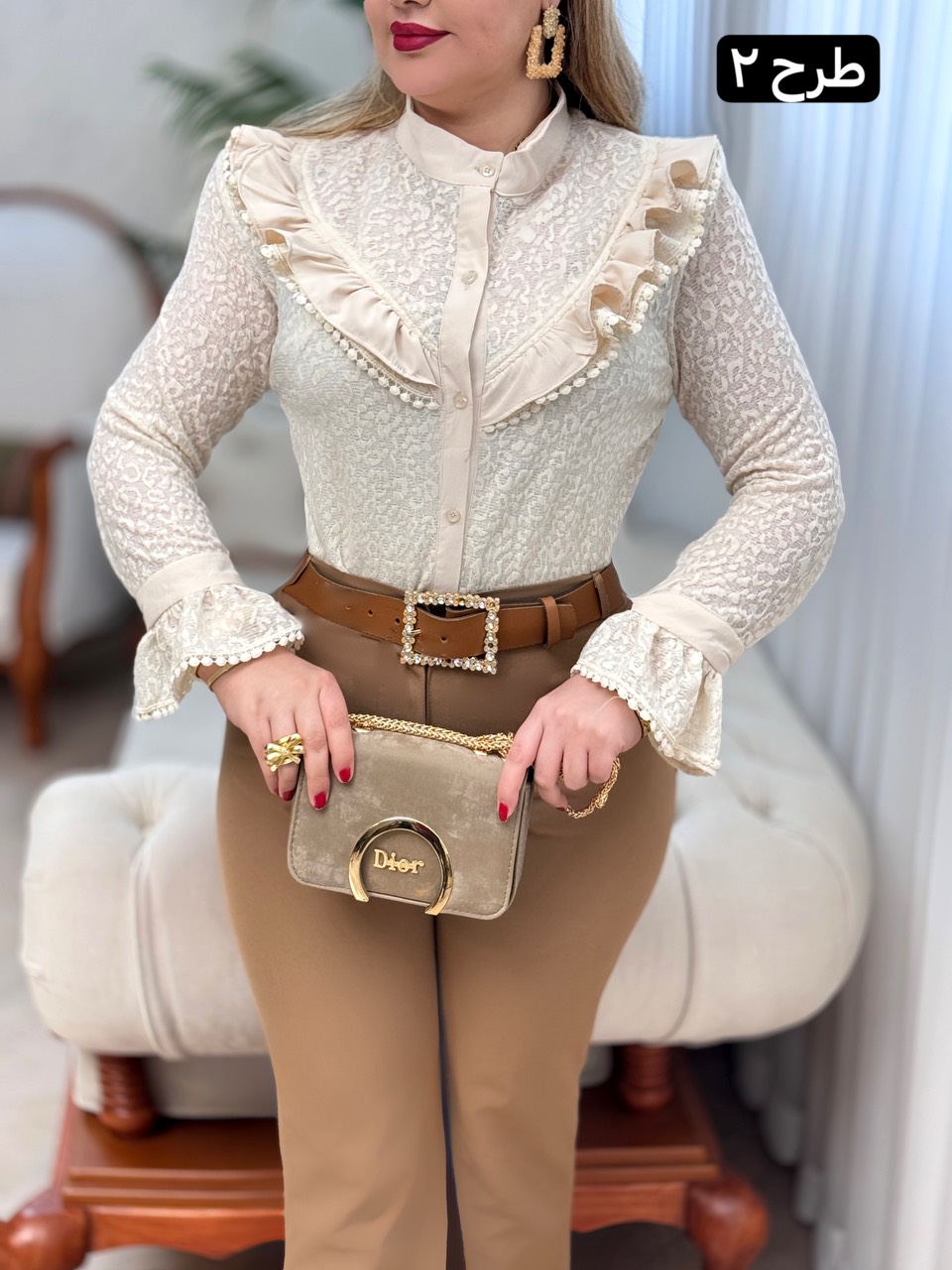 شومیز دانتل تارا 2935