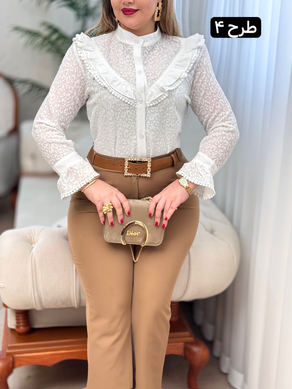 شومیز دانتل تارا 2935