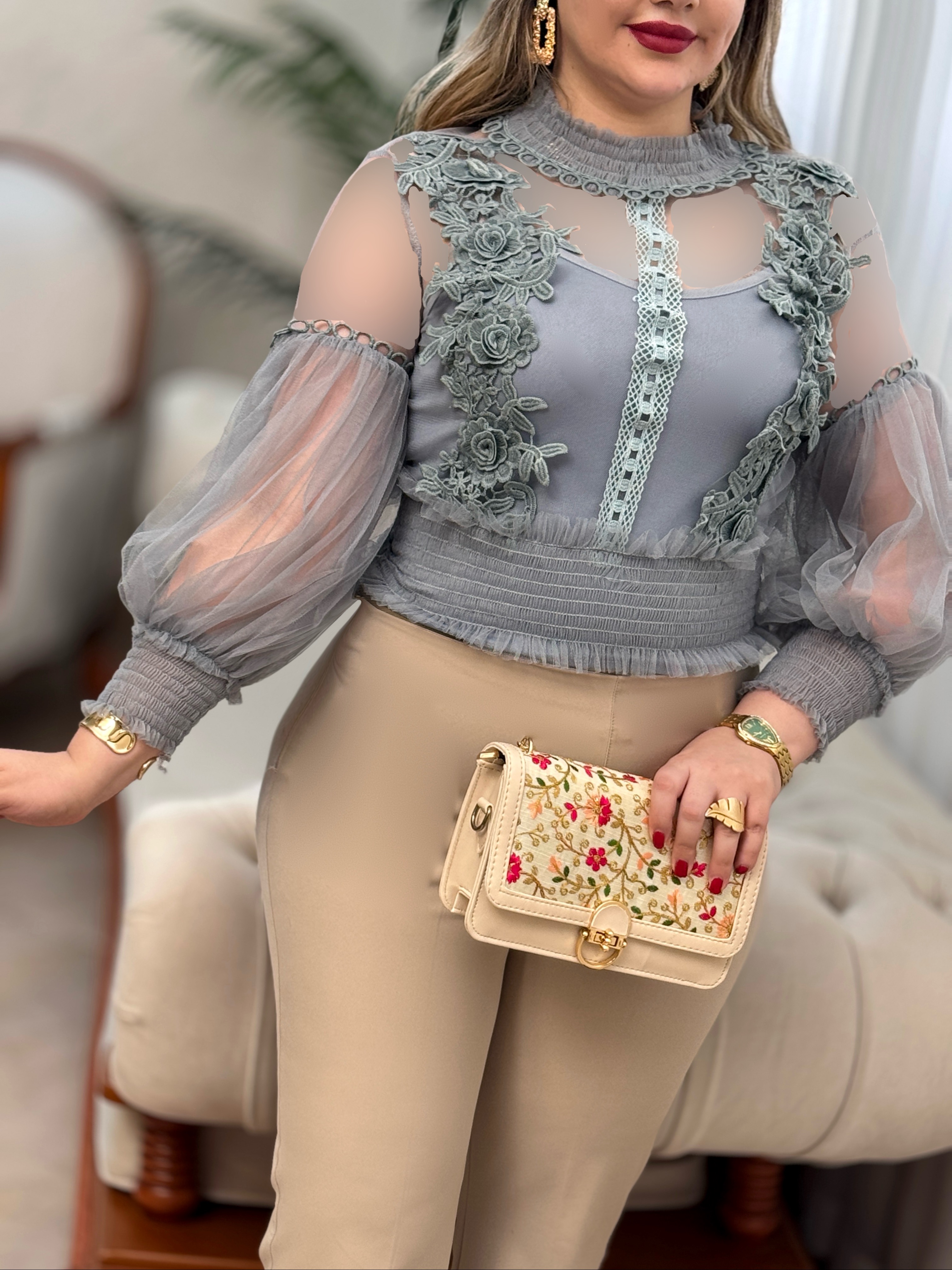 شومیز دانتل آدبنا 2939