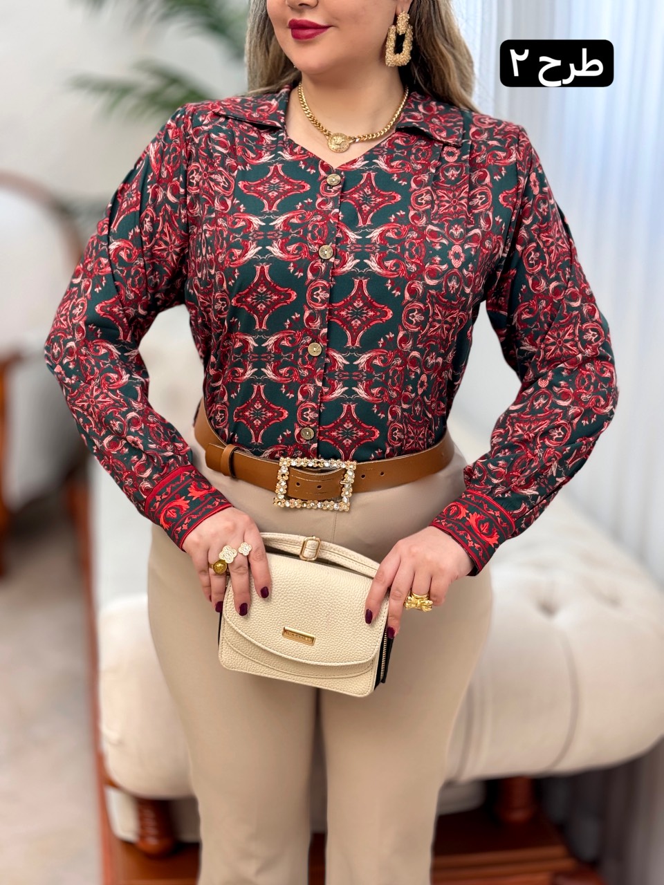 تونیک فلور حاشیه دار 2958